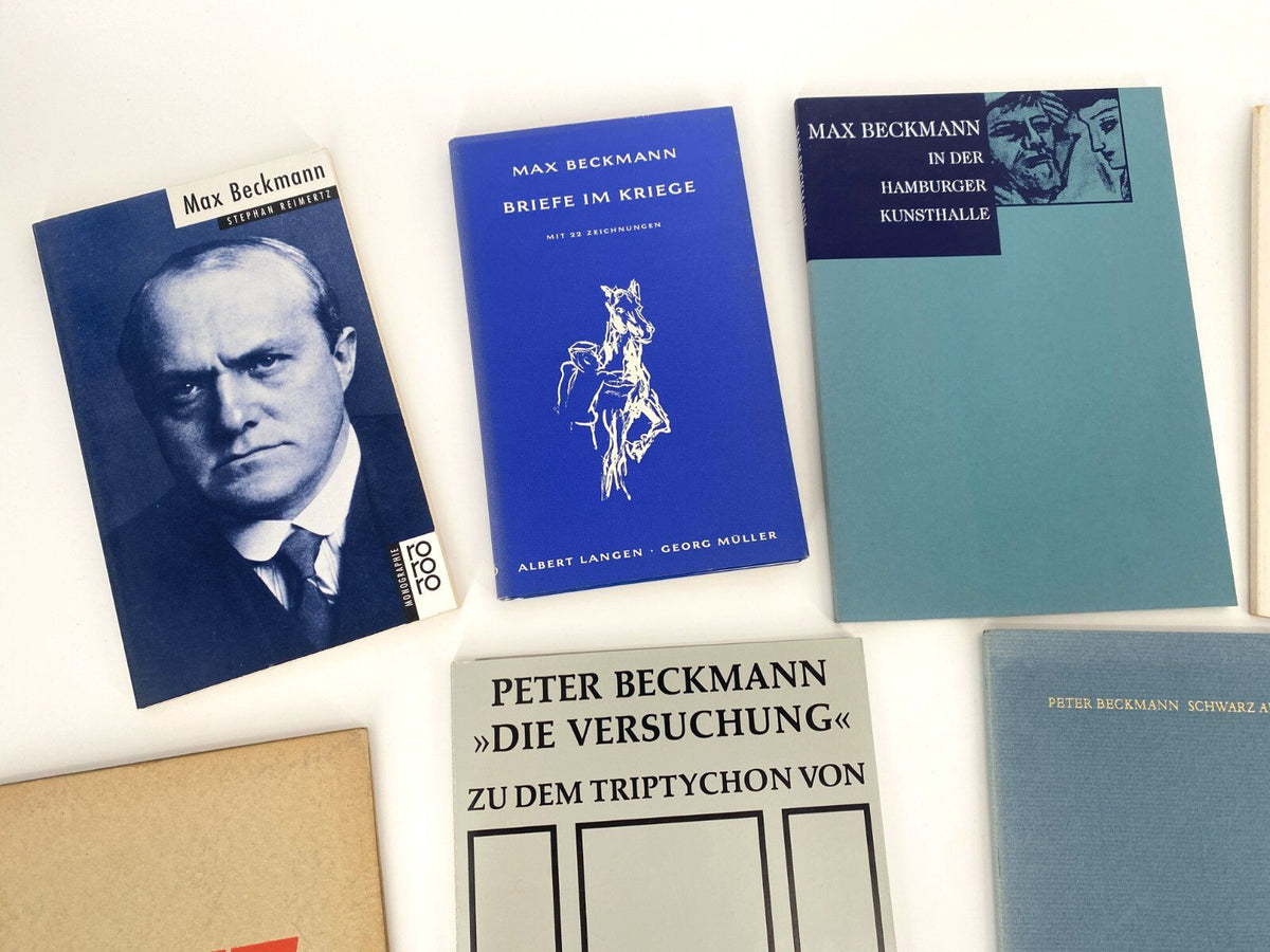 *KONVOLUT 18x BUCH MAX BECKMANN MALER KÜNSTLER #38-55