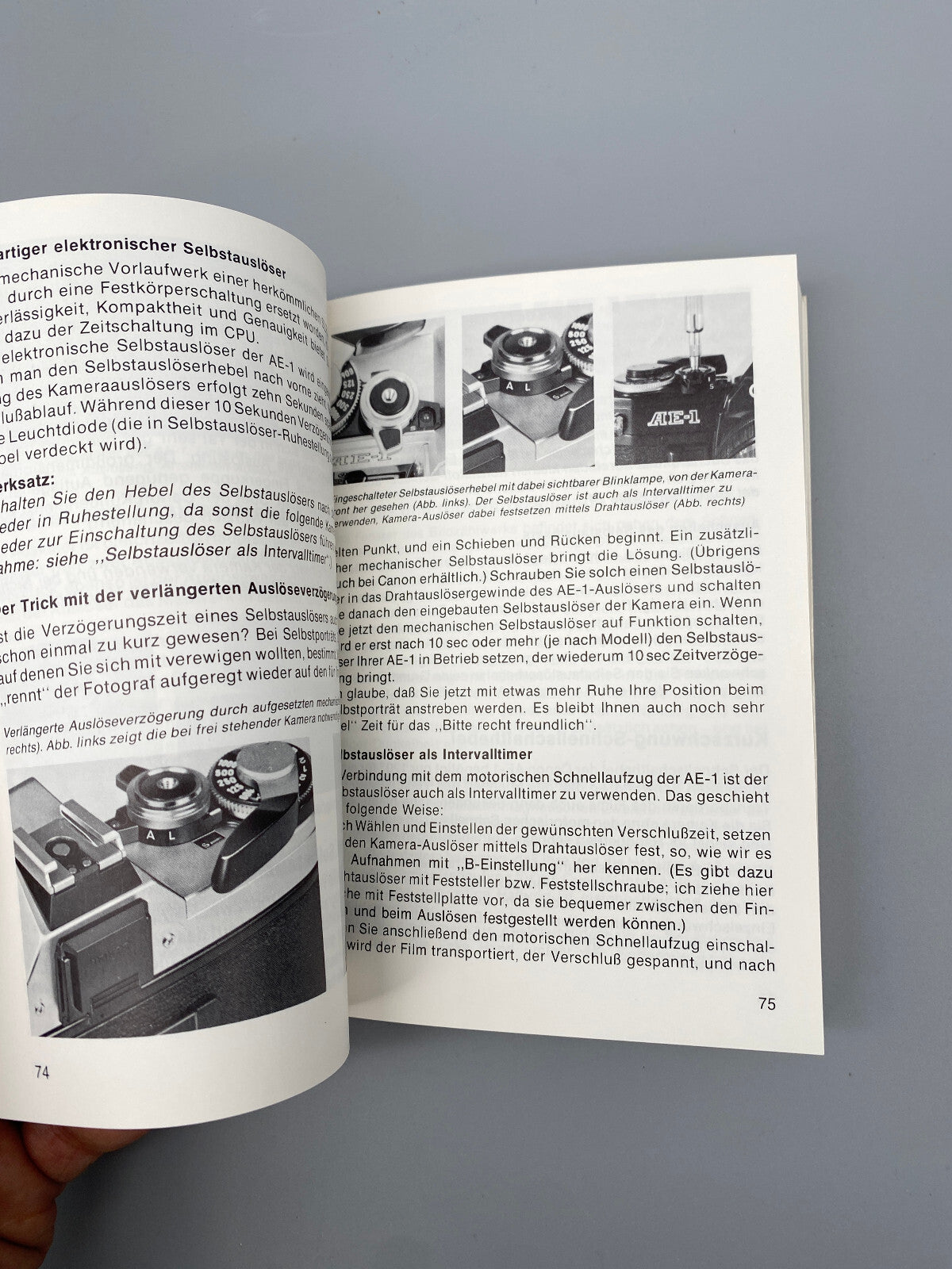 CANON AE-1 VINTAGE SPIEGELREFLEXKAMERA BEDIENUNGSANLEITUNG HANDBUCH RATGEBER TIP