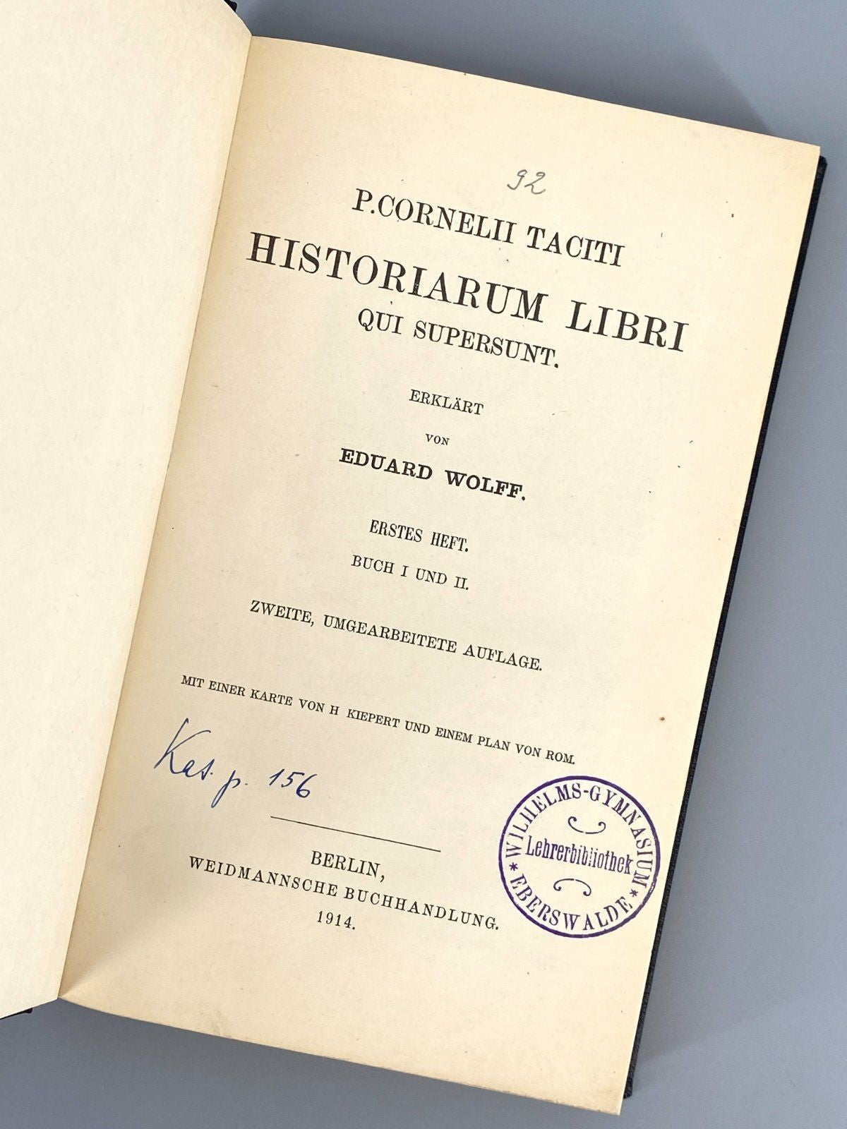 *7x BUCH TACITUS TACITI HISTORIEN GERMANIA ALTERTUMSWISSENSCHAFT