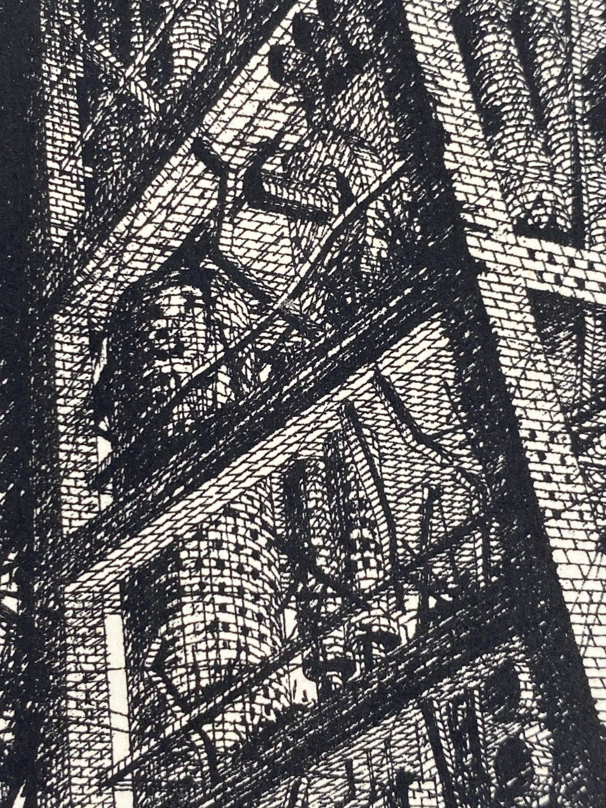 * RADIERUNG DITTBERNER MONUMENT GRAFIK KUNST ARS PHANTASTICA