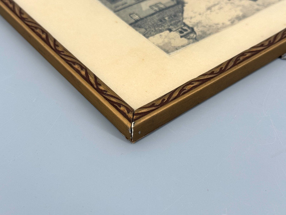 *RADIERUNG BAD SOODEN ALLENDORF HESSEN ALTES TOR PFENNIGSTUBE