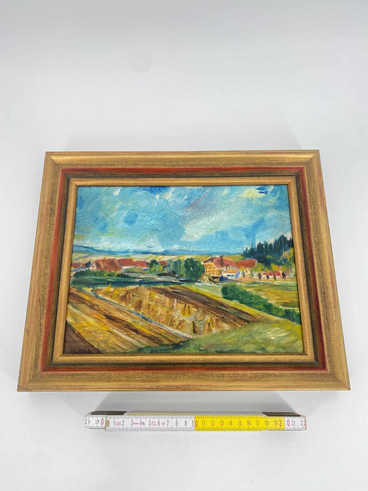 * ÖLGEMÄLDE GEMÄLDE LANDSCHAFT  NIEDERSACHEN WALTER BRÜGGMANN IMPRESSIONISMUS