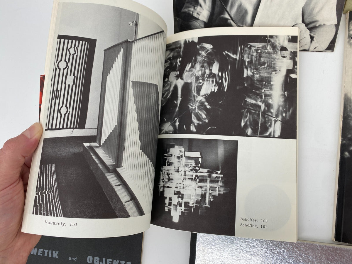 * KONVOLUT 13 BÜCHER MODERNE PLASTIK LICHT KINETISCHE KUNST KEMENY WOTRUBA