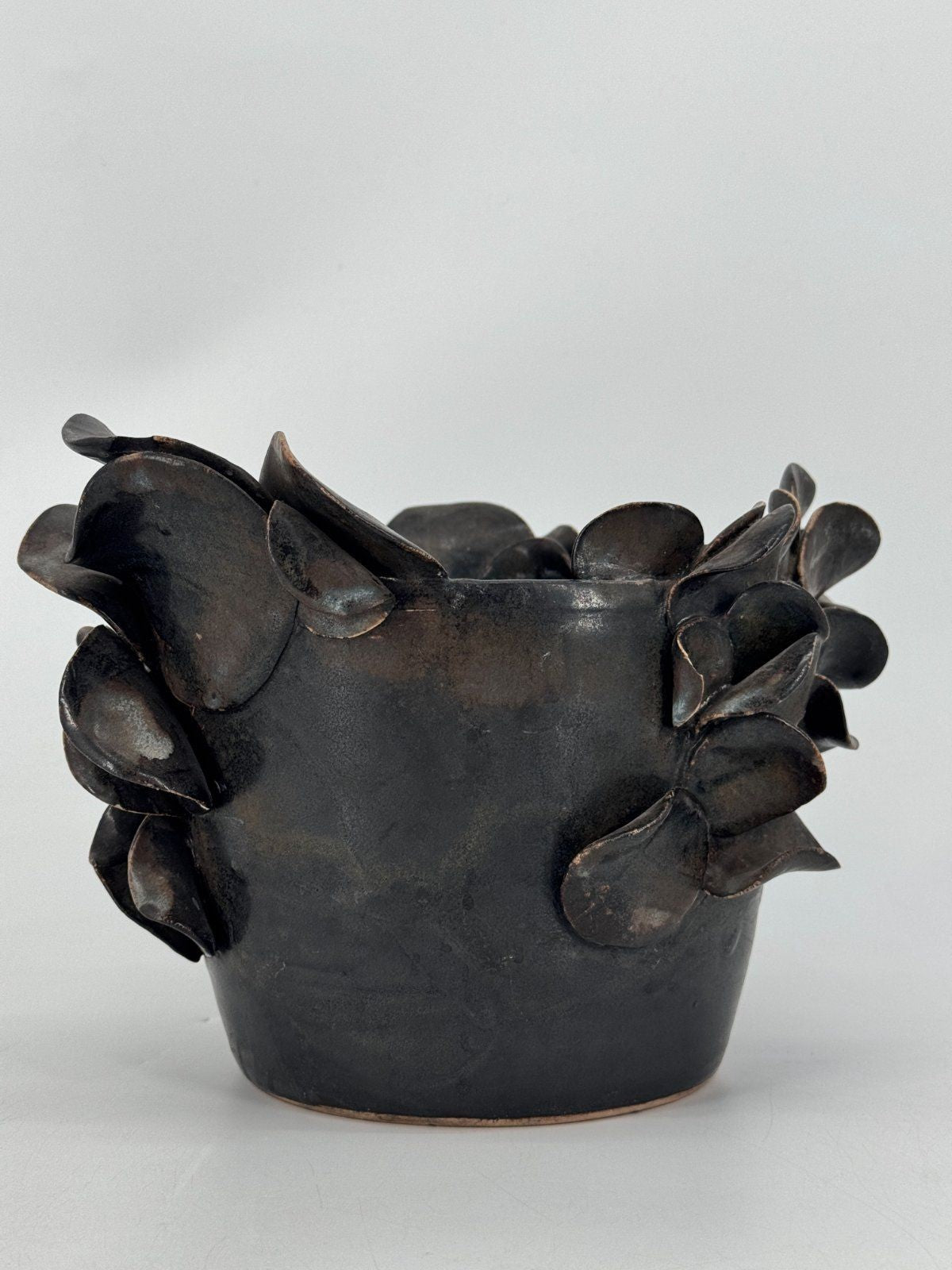 MID CENTURY SKULPTURALE STUDIO KERAMIK VASE BRUTALISMUS ORGANISCH