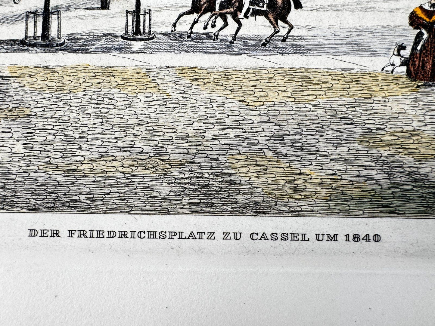 * HEINZ WEHLISCH RADIERUNG FRIEDRICHSPLATZ KASSEL ANSICHT SIGNIERT
