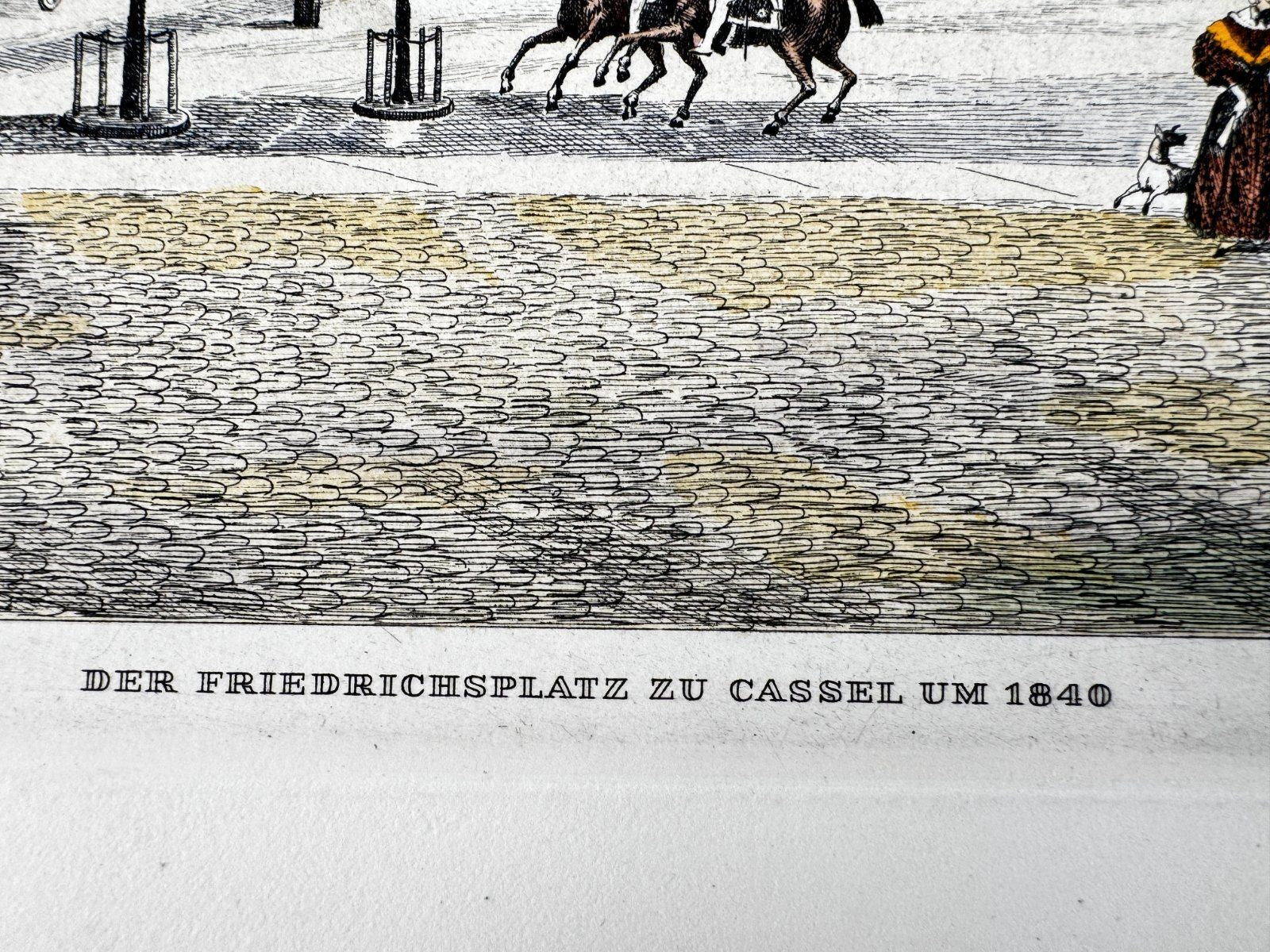 * HEINZ WEHLISCH RADIERUNG FRIEDRICHSPLATZ KASSEL ANSICHT SIGNIERT