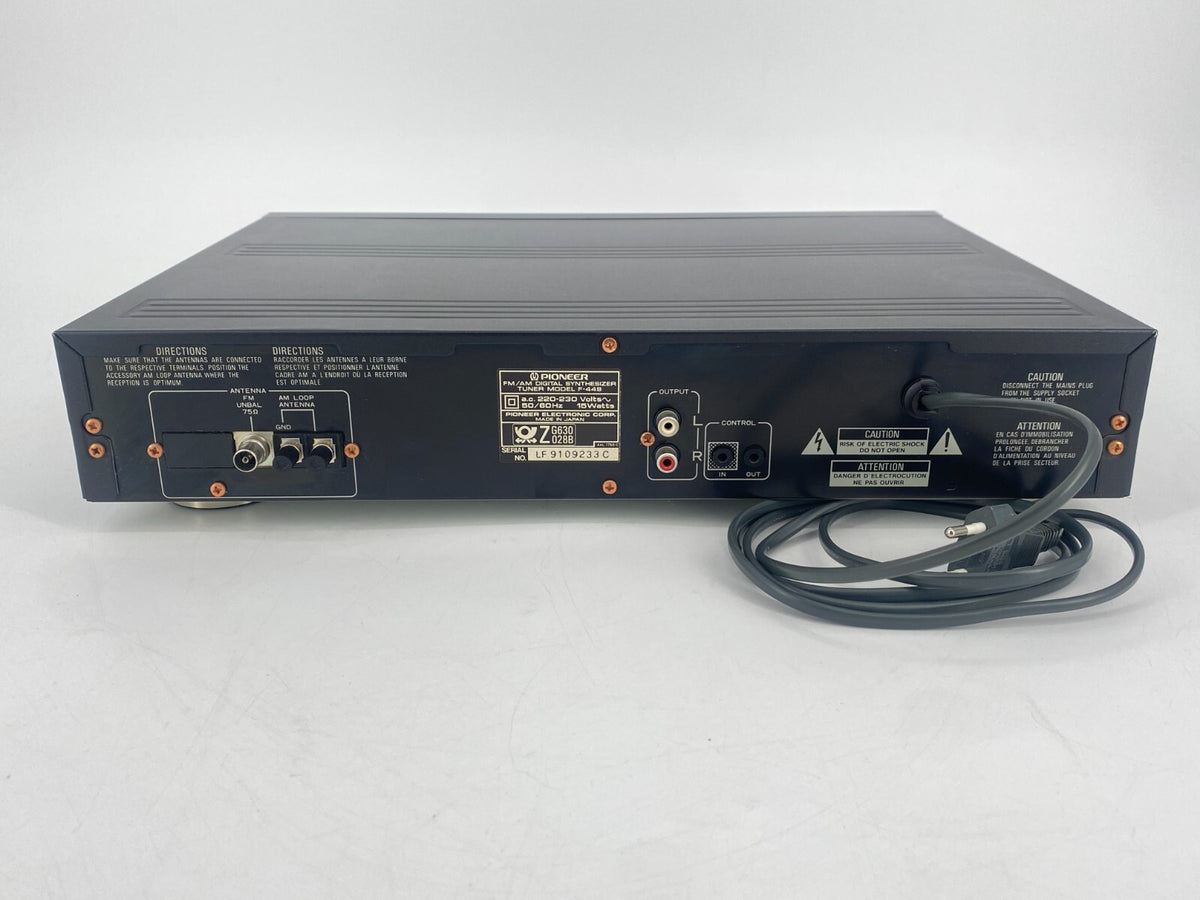 * PIONEER F-449 TUNER JAPAN SCHWARZ VINTAGE 90ER