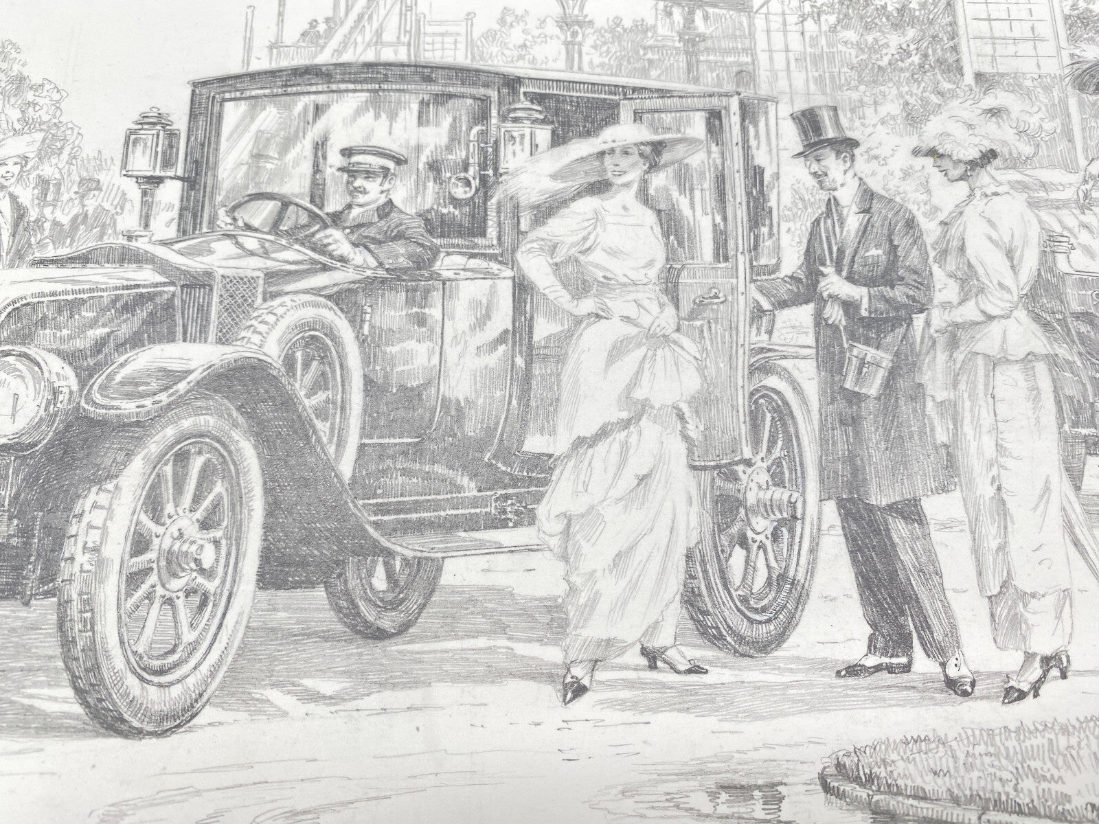 HEINZ WEHLISCH KÜNSTLER 2X ZEICHNUNGEN 1X RADIERUNG RENAULT PARIS 1912 ORIGINAL
