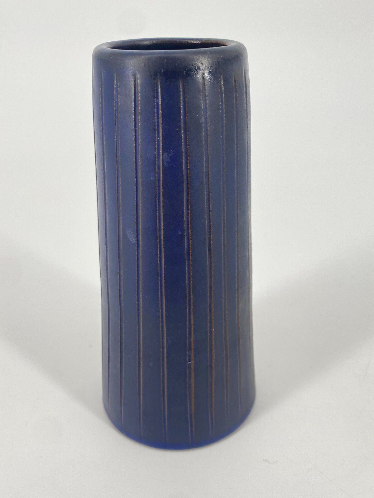 * VASE KERAMIK BLAU KLEIN VINTAGE MID CENTURY VINTAGE 60ER 70ER