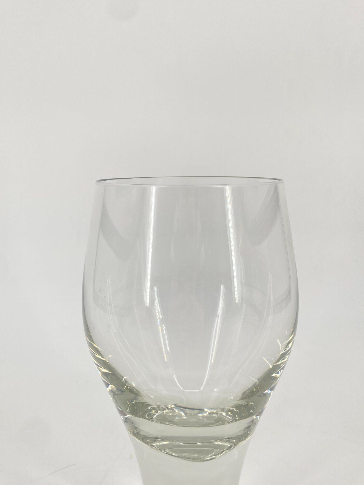 * ROSENTHAL LOTUS GLAS VASE OHNE DEKOR FARBLOS 20,5CM