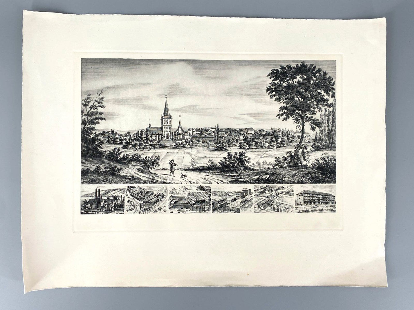 *GRAFIK HEINZ WEHLISCH WEDAG BOCHUM ESSEN MASCHINENBAU LITHOGRAFI