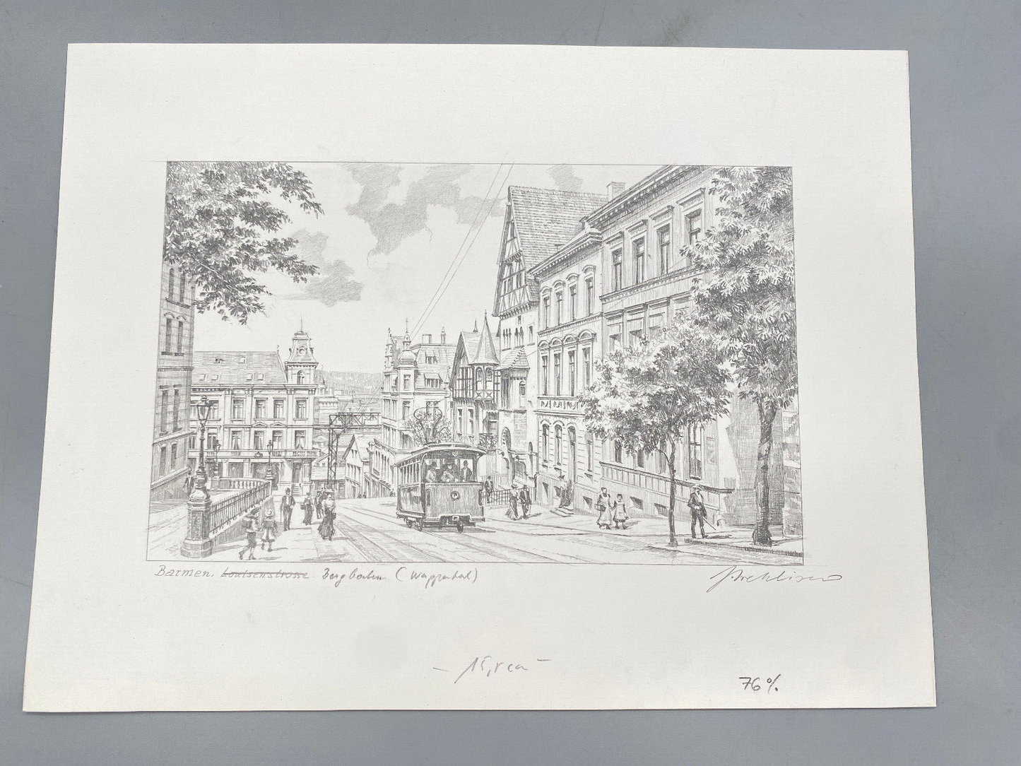 *HEINZ WEHLISCH BERLINER KÜNSTLER 7X ZEICHNUNGEN WUPPERTAL ORIGINAL HANDSIGNIERT