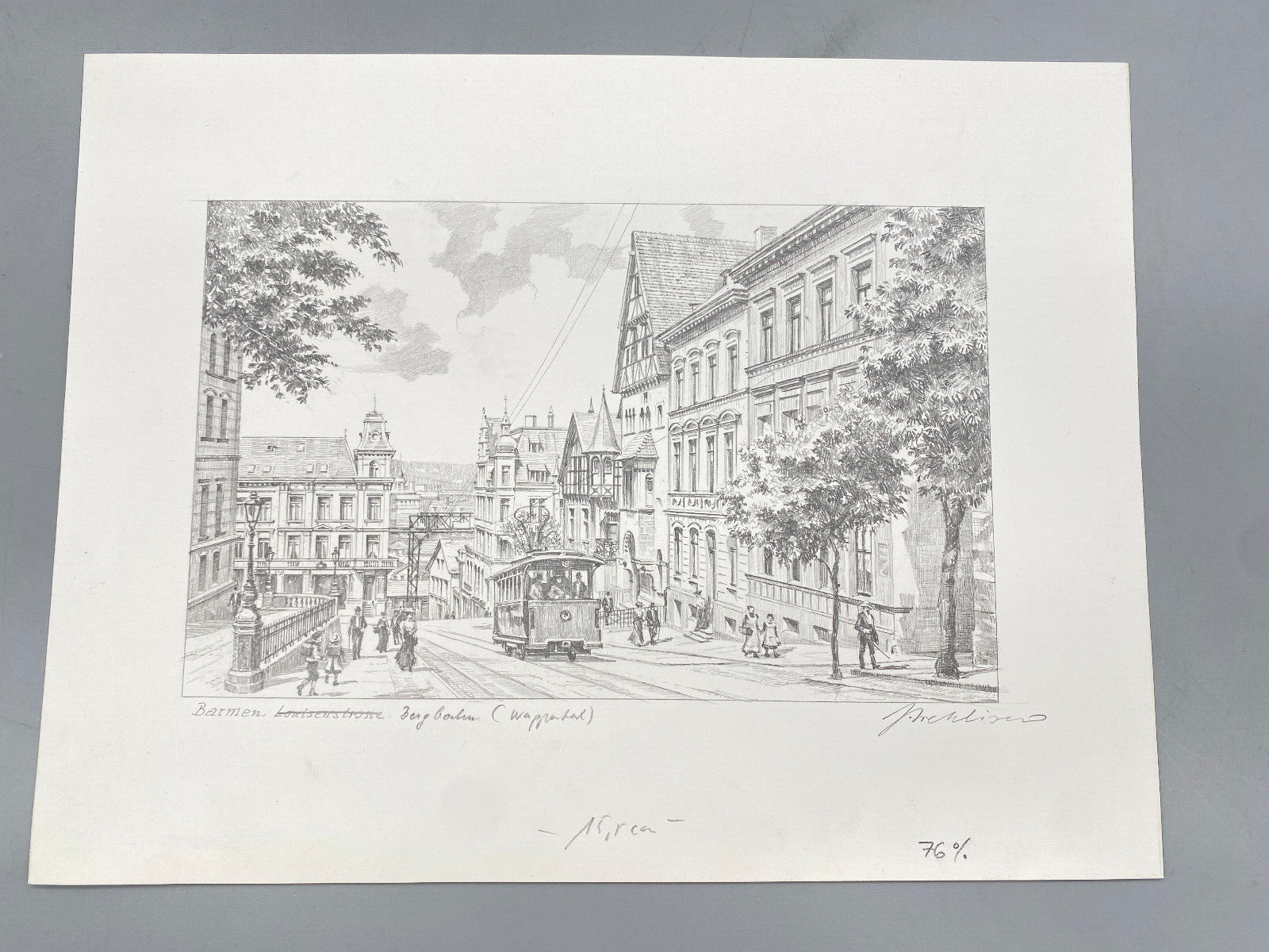 *HEINZ WEHLISCH BERLINER KÜNSTLER 7X ZEICHNUNGEN WUPPERTAL ORIGINAL HANDSIGNIERT
