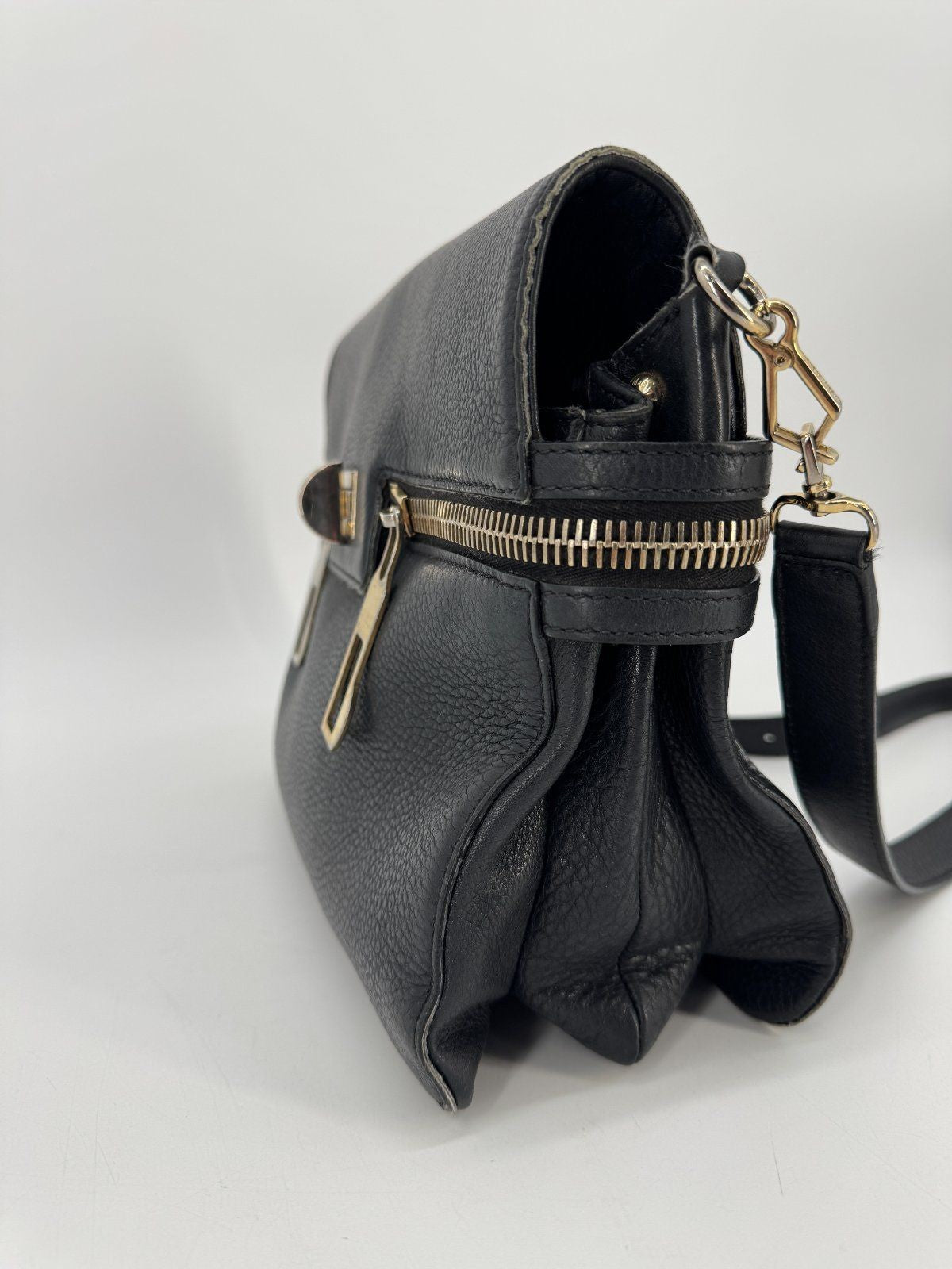 MAX MARA DAMEN HANDTASCHE  SCHULTERTASCHE UMHÄNGETASCHE BAG LEDER