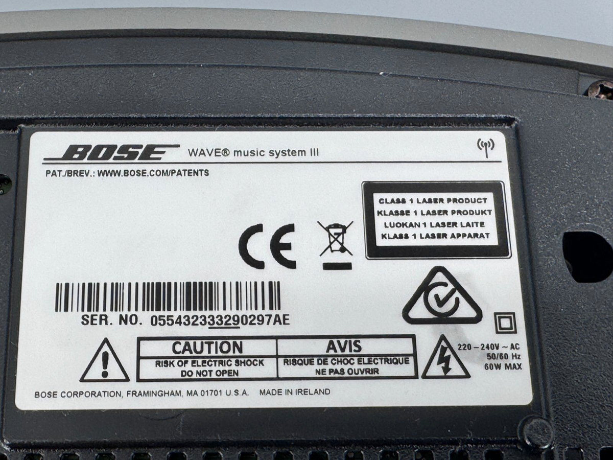 BOSE WAVE MUSIC SYSTEM III 3 STEREOANLAGE TOUCH FUNKTION DAB
