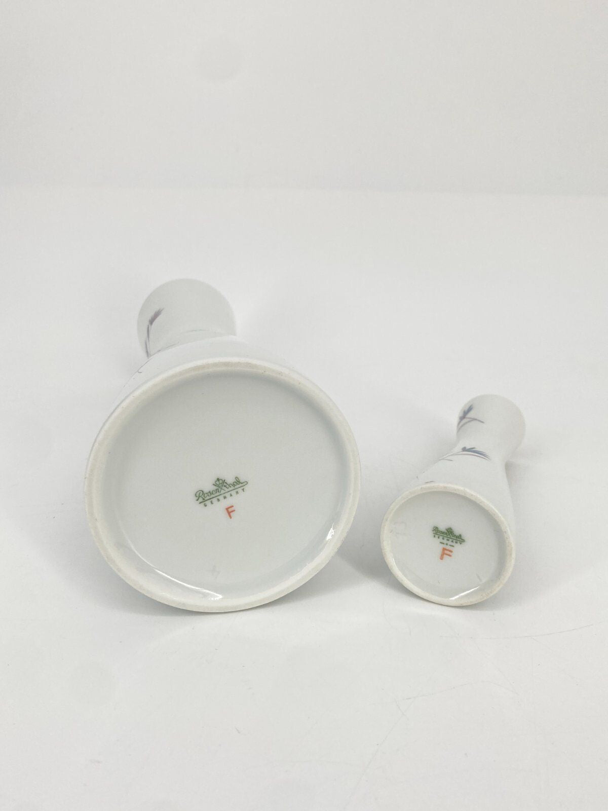 * ROSENTHAL GERMANY 2000 BLÜTENSPIEL VASEN GROß 25,5CM MINI 13CM