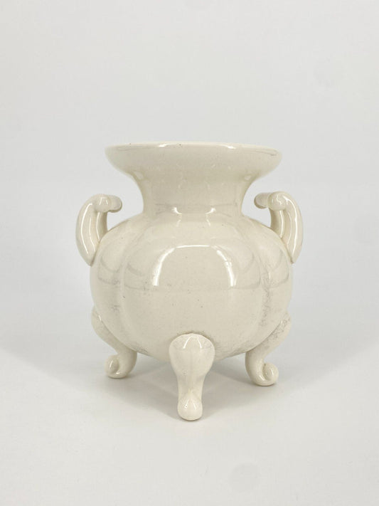 * WAECHTERSBACH GERMANY PORZELLAN VASE MIT FÜßEN VINTAGE KRAKEELE