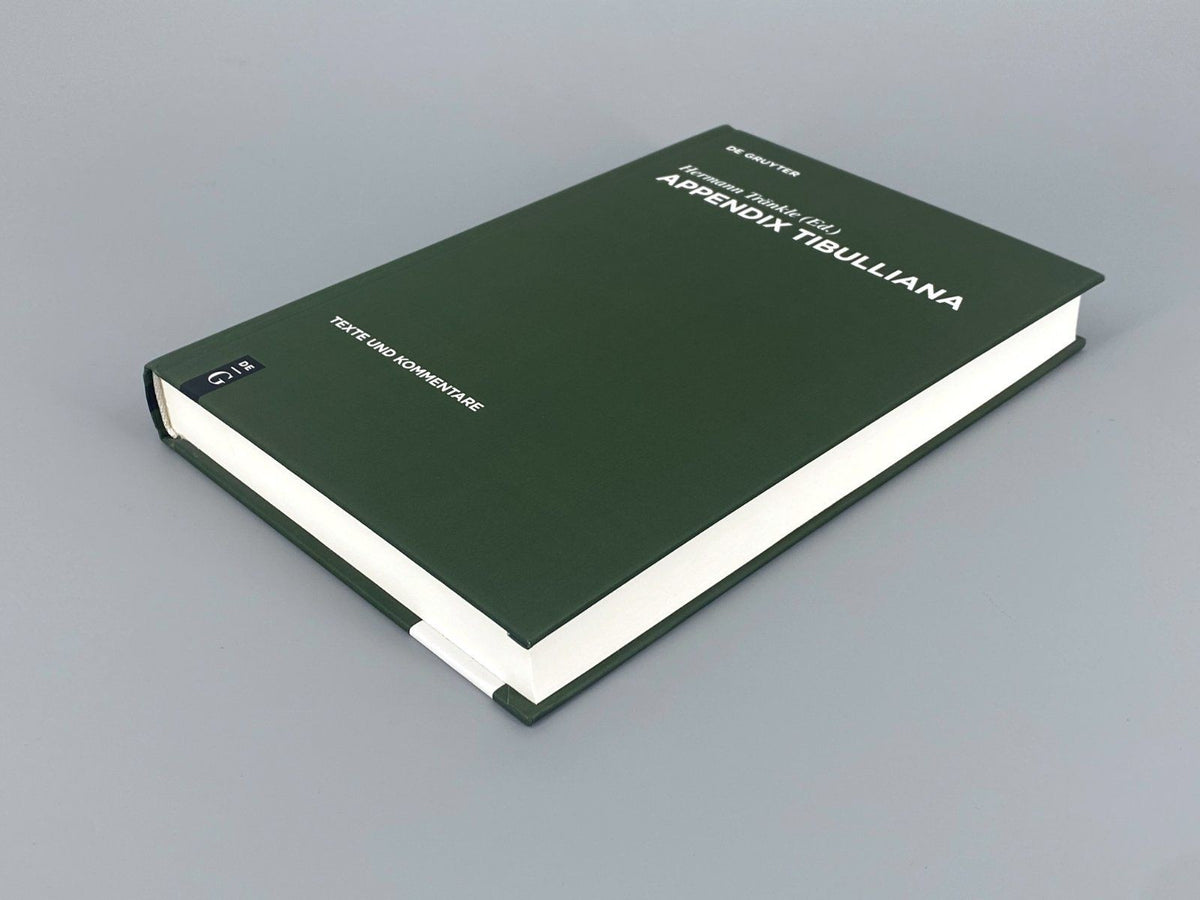 *BUCH APPENDIX TIBULLIANA HERMANN TRÄNKLE DE GRUYTER 1990/2012