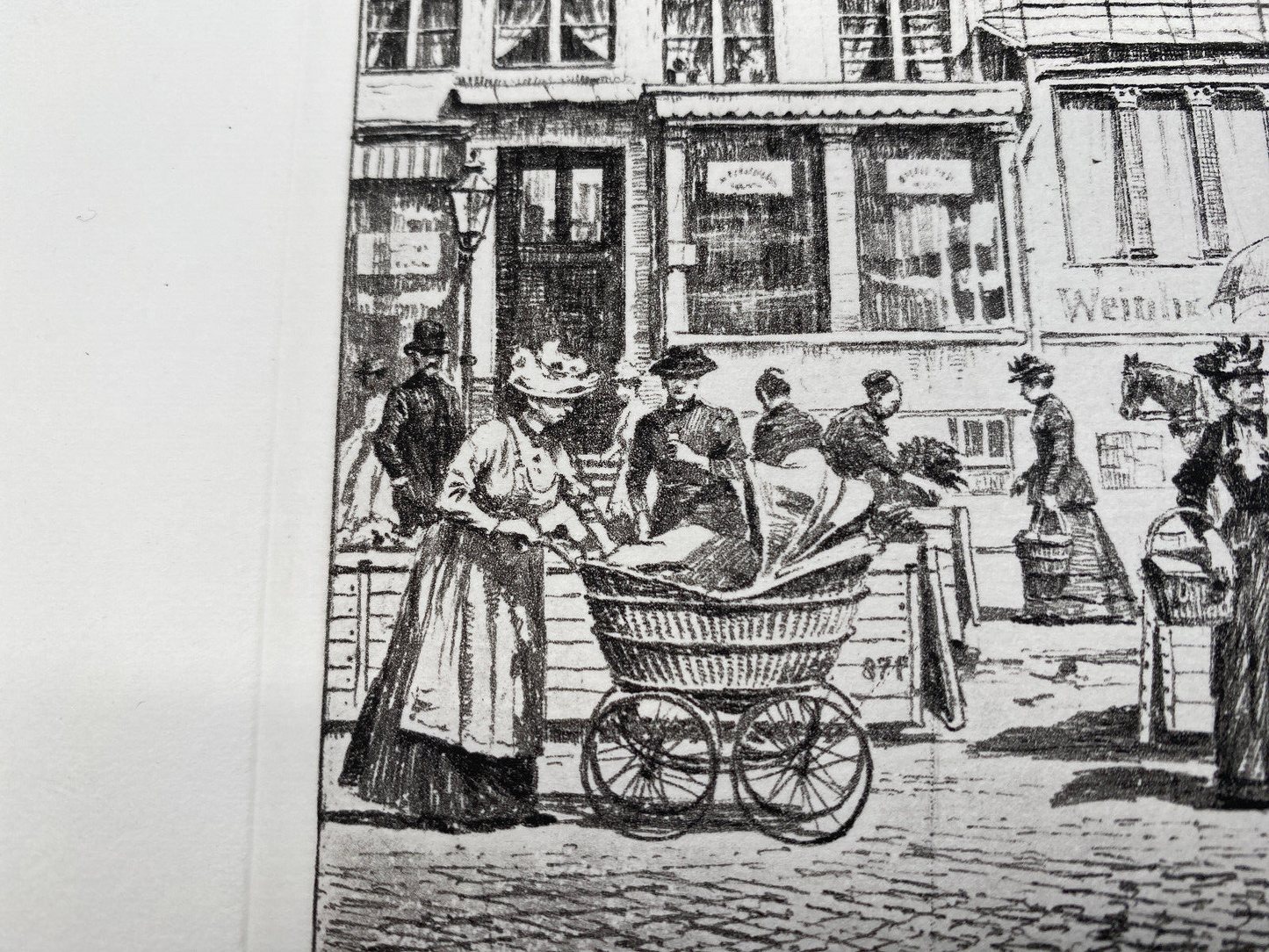 HEINZ WEHLISCH DEUTSCHER KÜNSTLER RADIERUNG HAMBURG 1894 HANDSIGNIERT