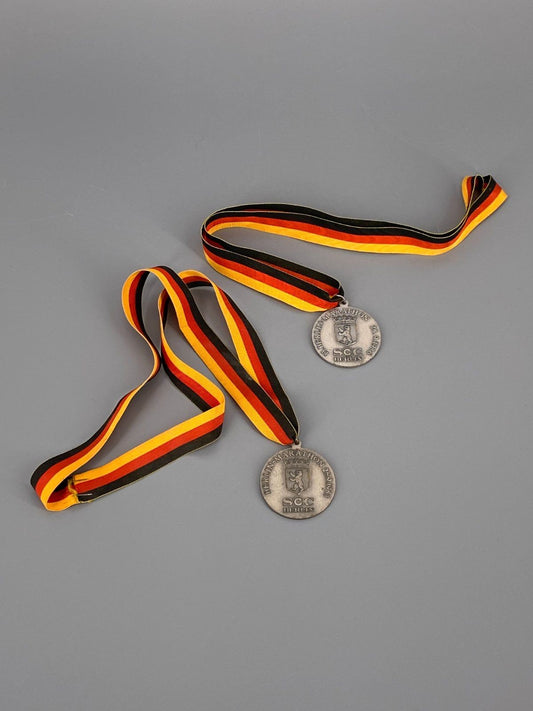 * 2x MEDAILLEN BERLIN MARATHON SCC BERLIN 83 86 SAMMLER VINTAGE