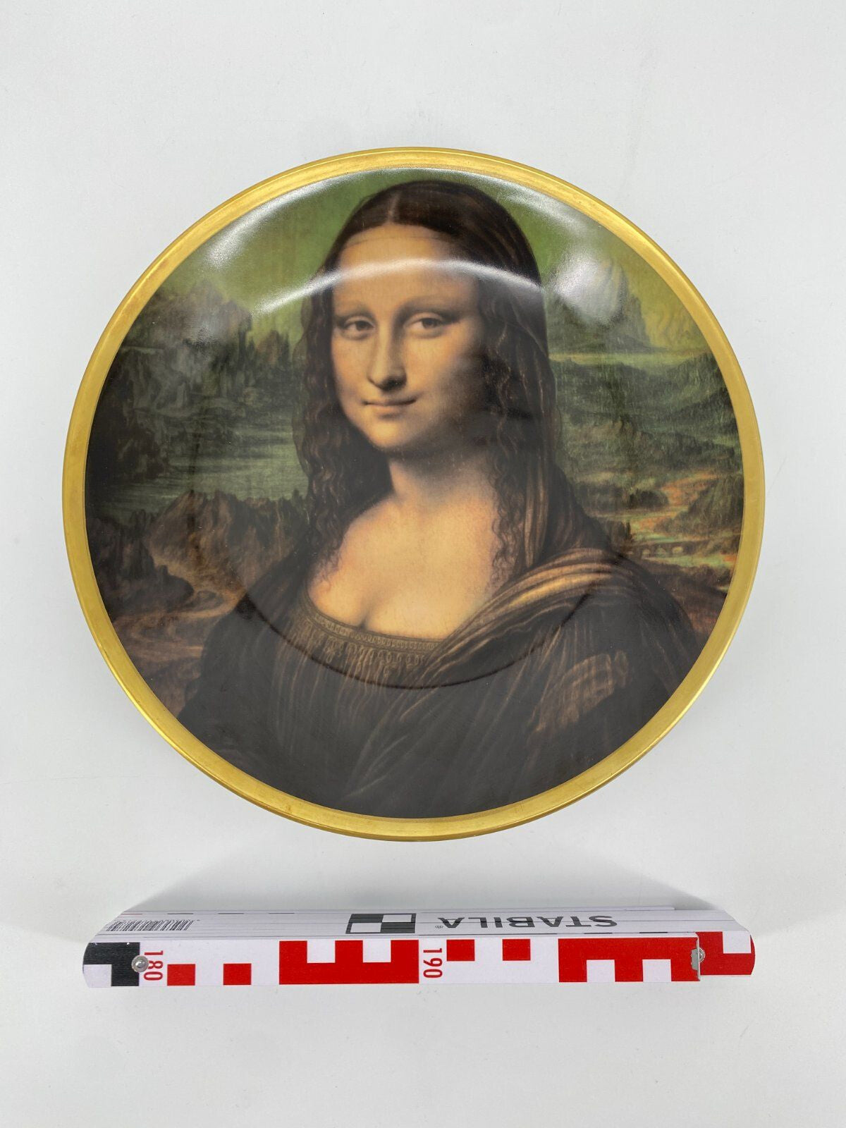 * 3 X SAMMELTELLER PORZELLAN MONA LISA REMBRANDT GEMÄLDE KUNST
