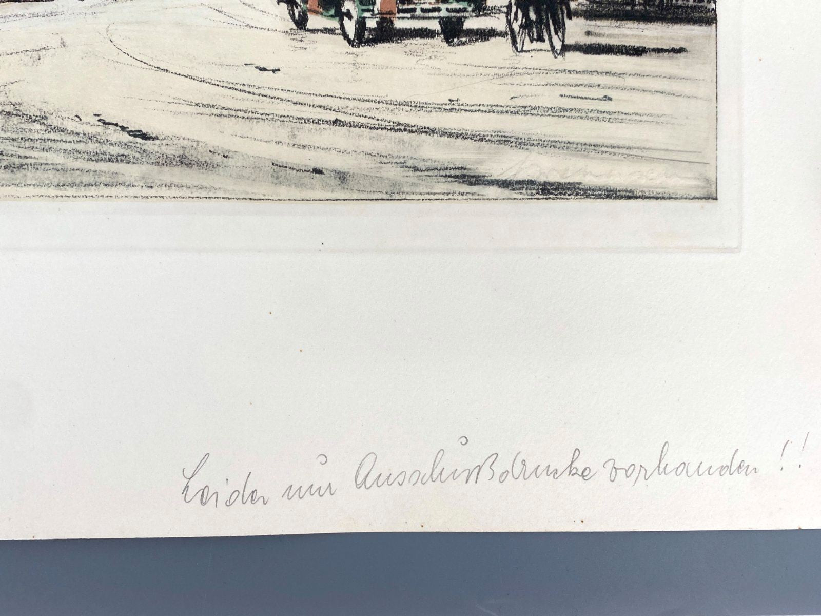 * GRAFIK LITHOGRAFIE HEINZ WEHLISCH BERLIN ALEXANDERPLATZ 1930