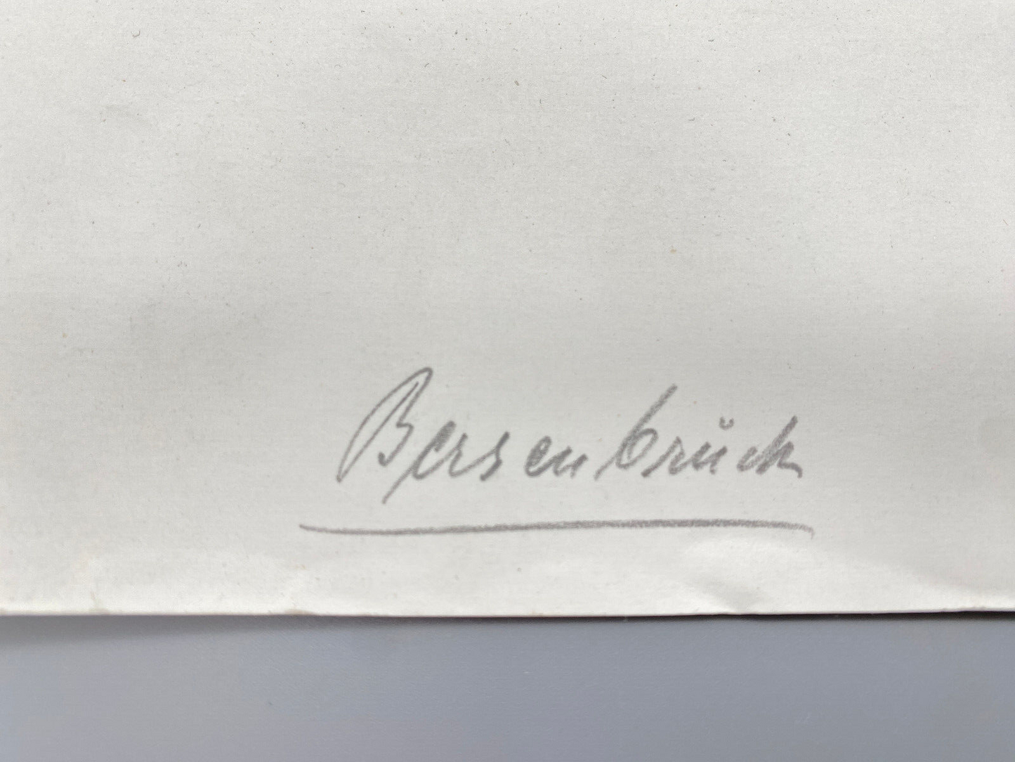 DEUTSCHER KÜNSTLER HEINZ WEHLISCH ZEICHNUNG BERSENBRÜCK SPARKASSE HANDSIGNIERT
