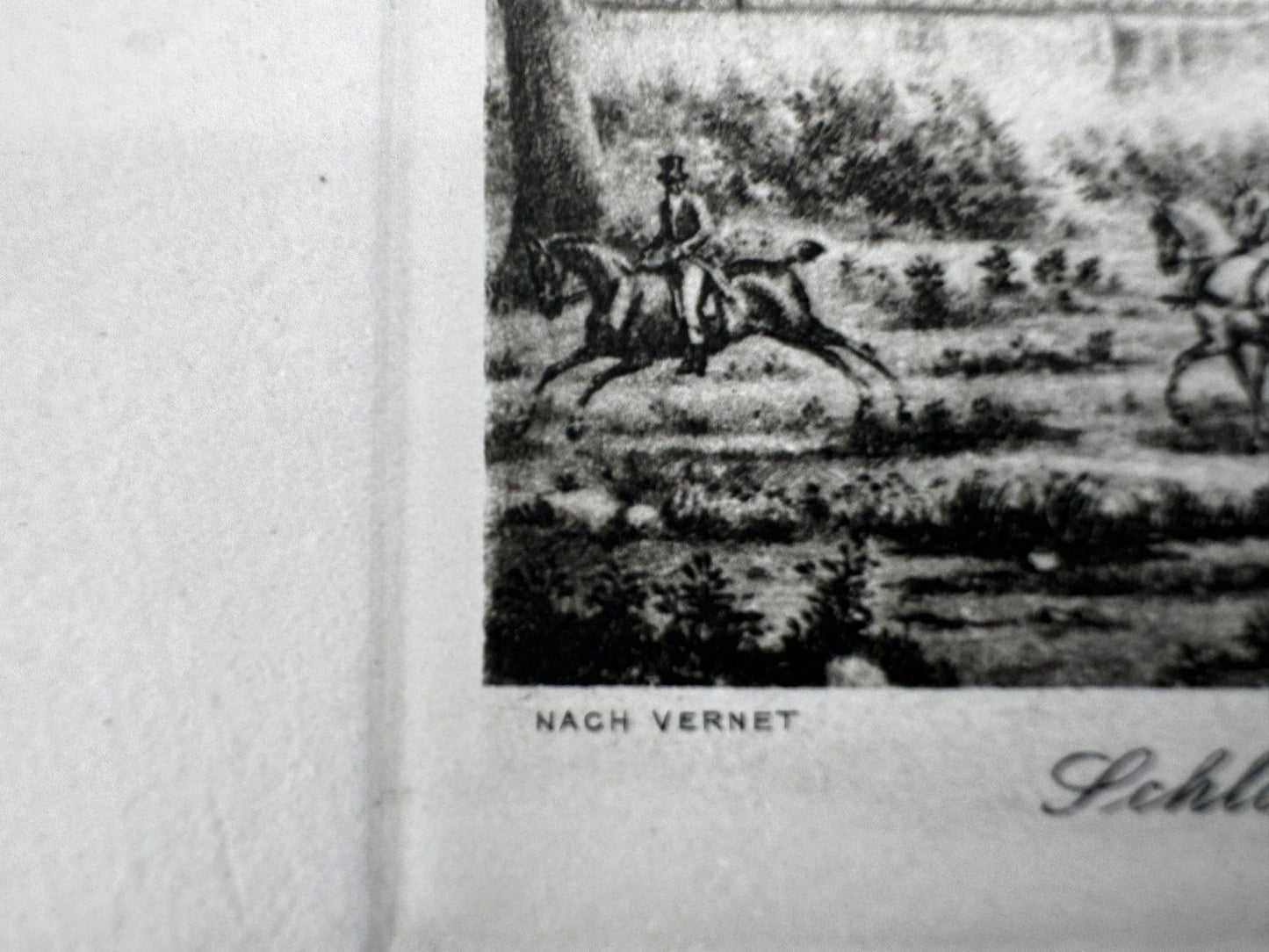 * HEINZ WEHLISCH RADIERUNG SCHLOß BENRATH ANSICHT SIGNIERT