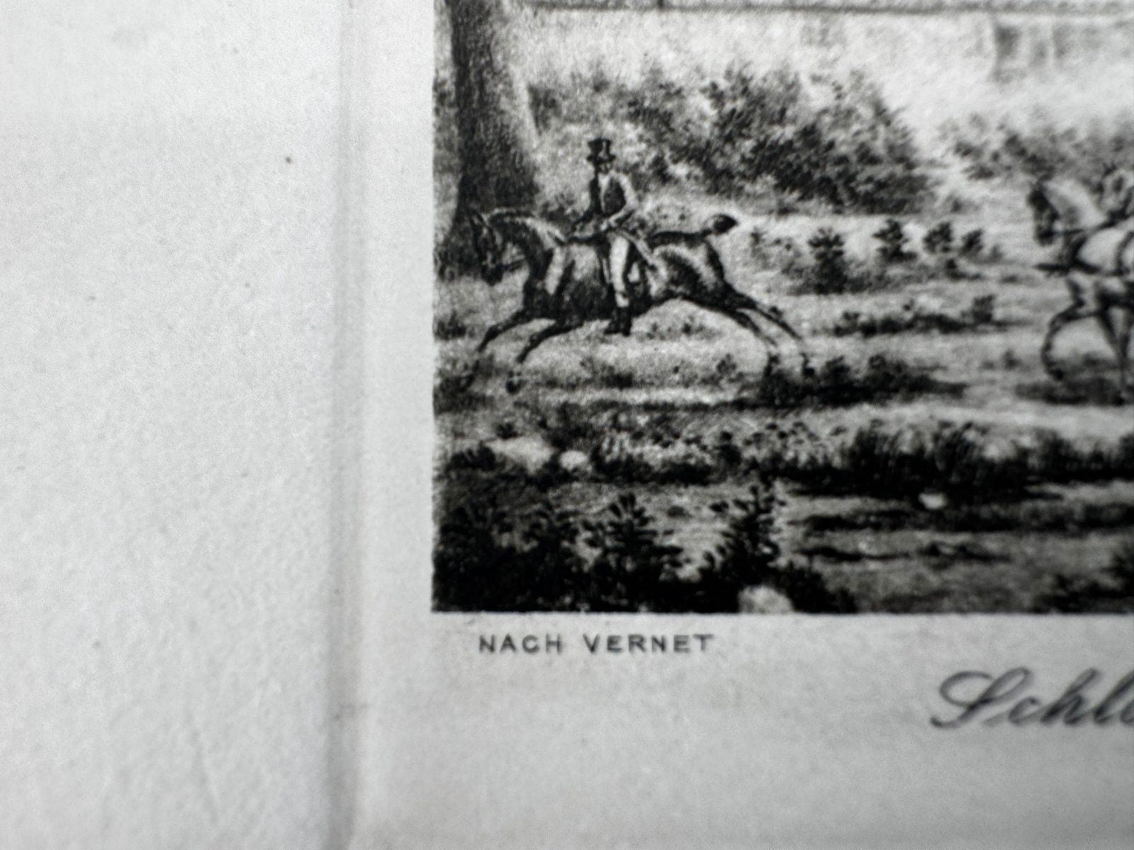 * HEINZ WEHLISCH RADIERUNG SCHLOß BENRATH ANSICHT SIGNIERT