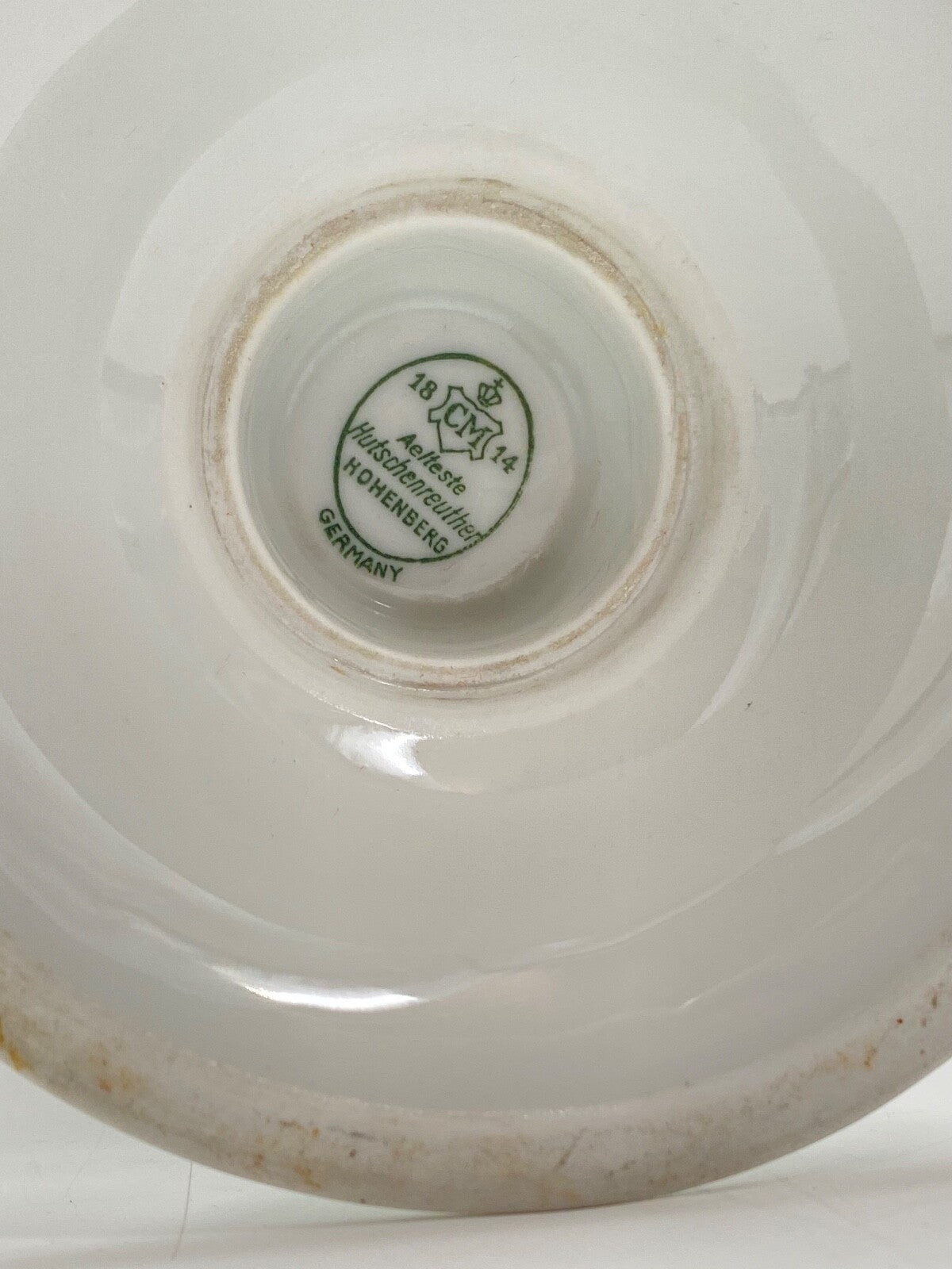 * VASE HUTSCHENREUTHER ÄLTESTE PORZELLAN FABRIK HOHENBERG WEIß VINTAGE