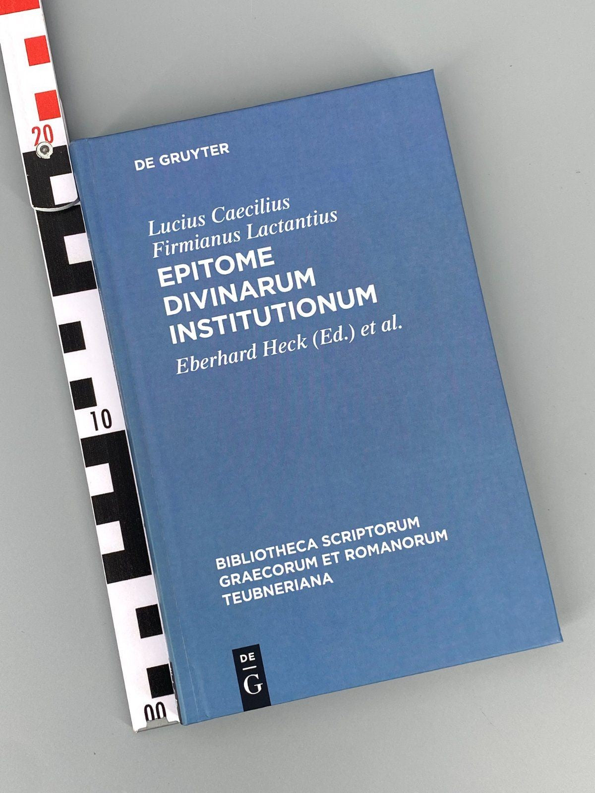 *BUCH EBERHARD HECK CAECILIUS EPITOME DIVINARUM INSTITUTIONUM