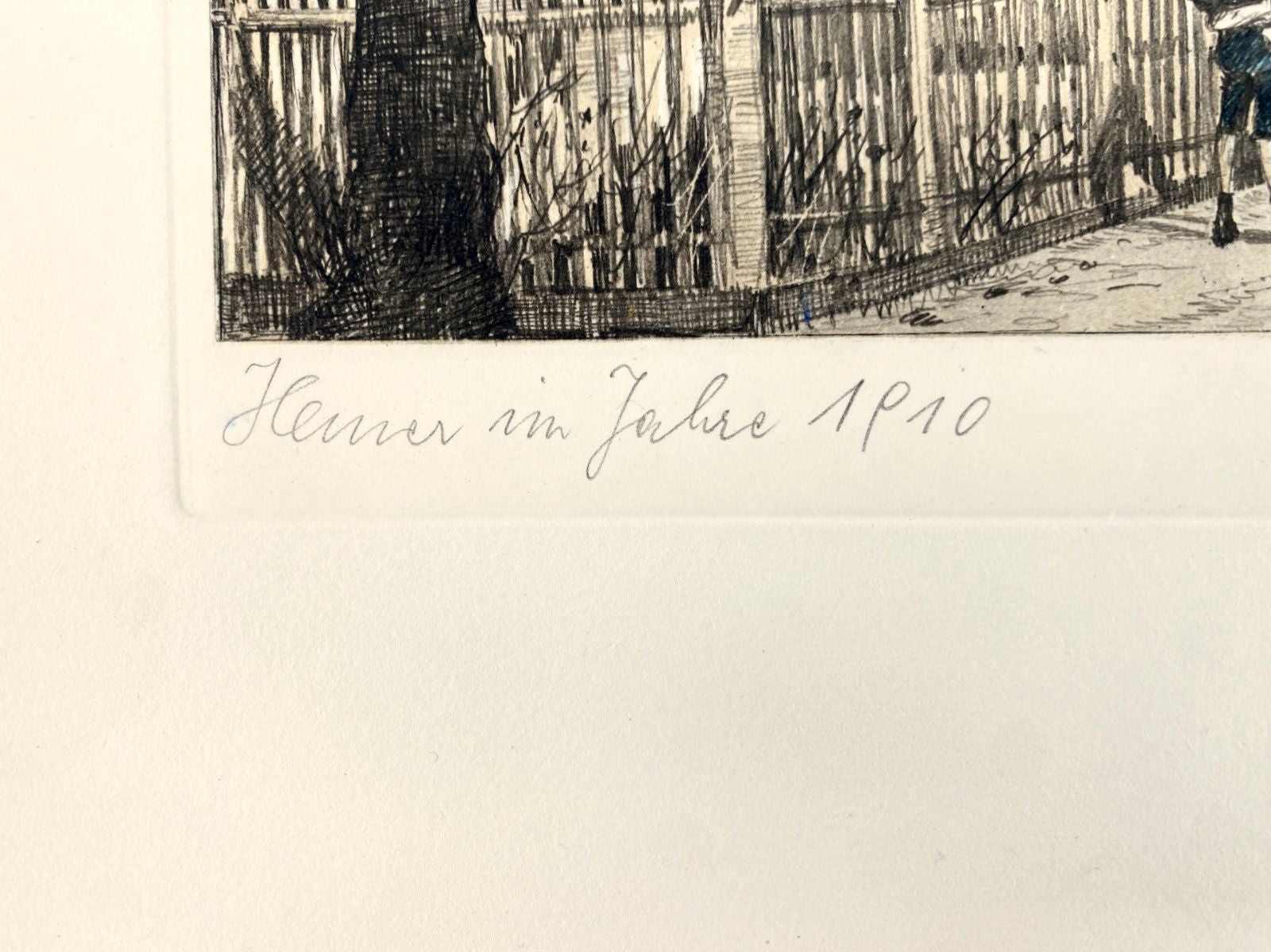 * DRUCKGRAFIK HEINZ WEHLISCH ANSICHT HEMER SAUERLAND EBBERGKIRCHE