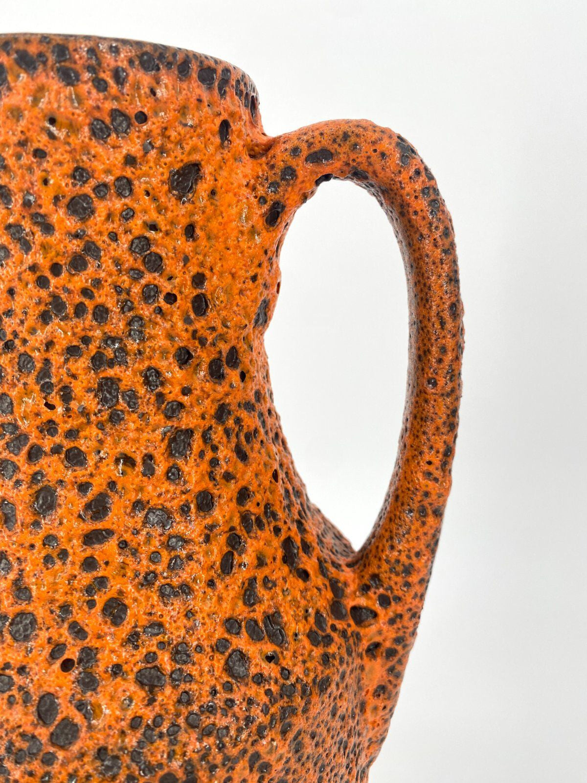 * SCHEURICH STUDIOKERAMIK FAT LAVA VASE 407-35 W.-GERMANY 70ER