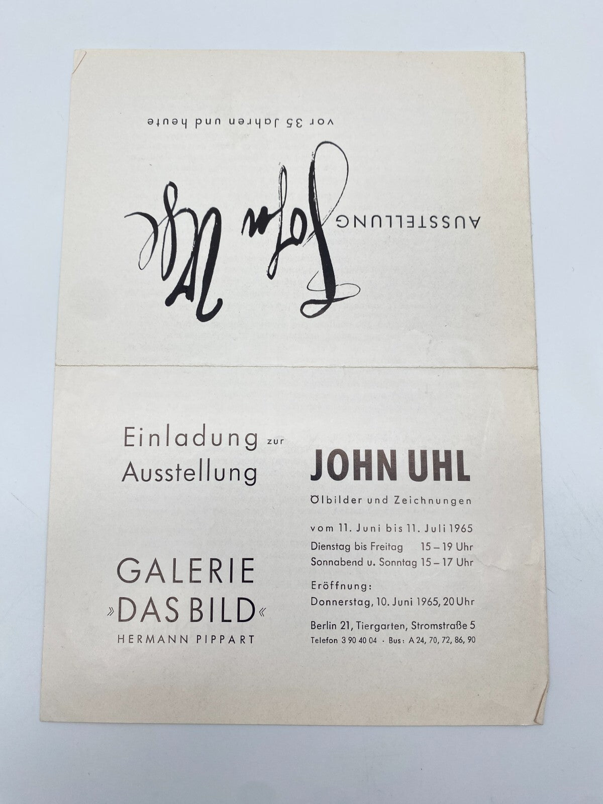 SAMMLUNG 5x KUNST KATALOG SIGNIERT WIDMUNG JOHN UHL ZEICHNUNGEN GEDICHTE 1970er
