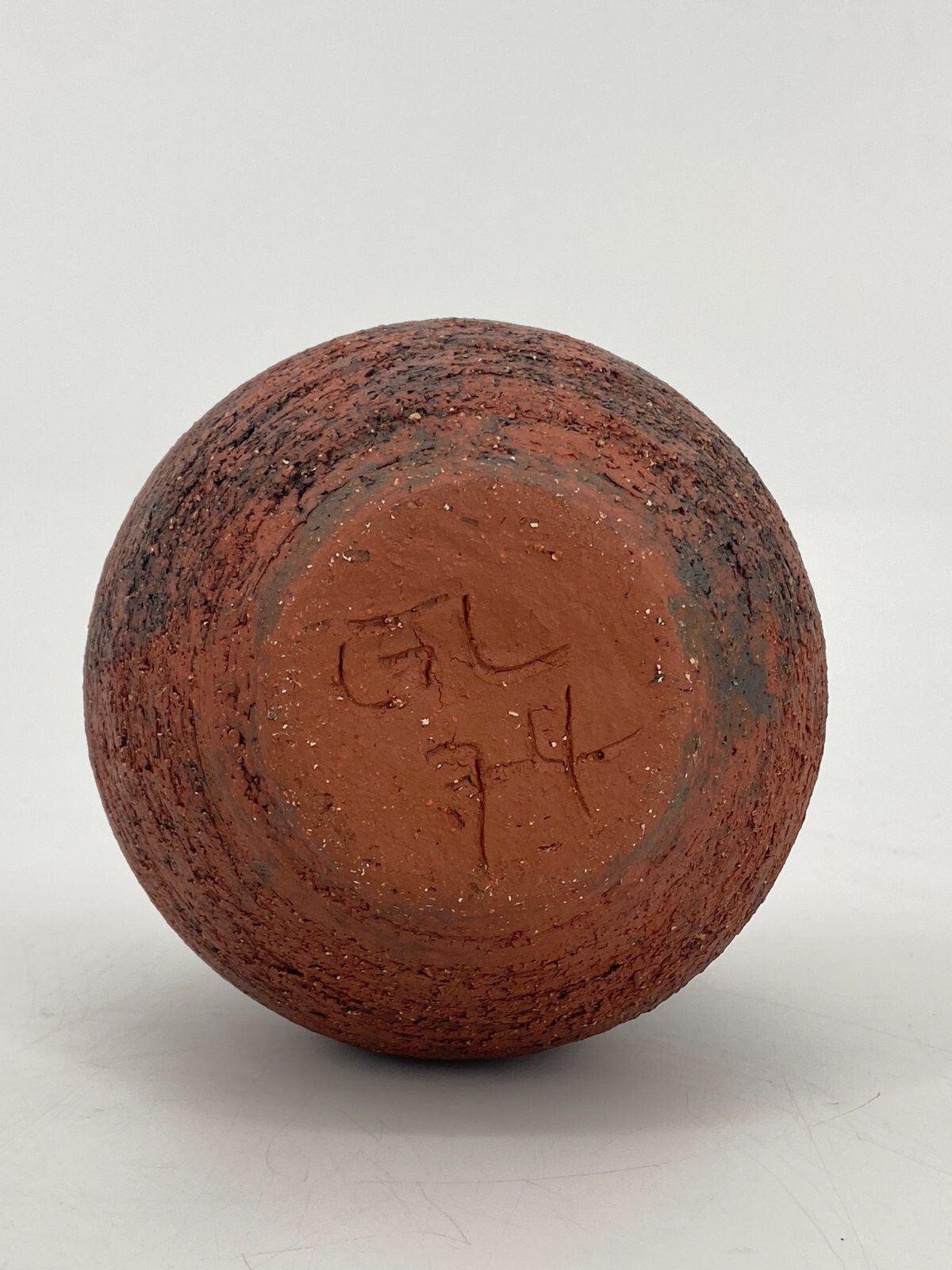 * VASE STUDIOKERAMIK KUGELVASE KUGEL GERHARD LIEBENTHRON KUNST GL