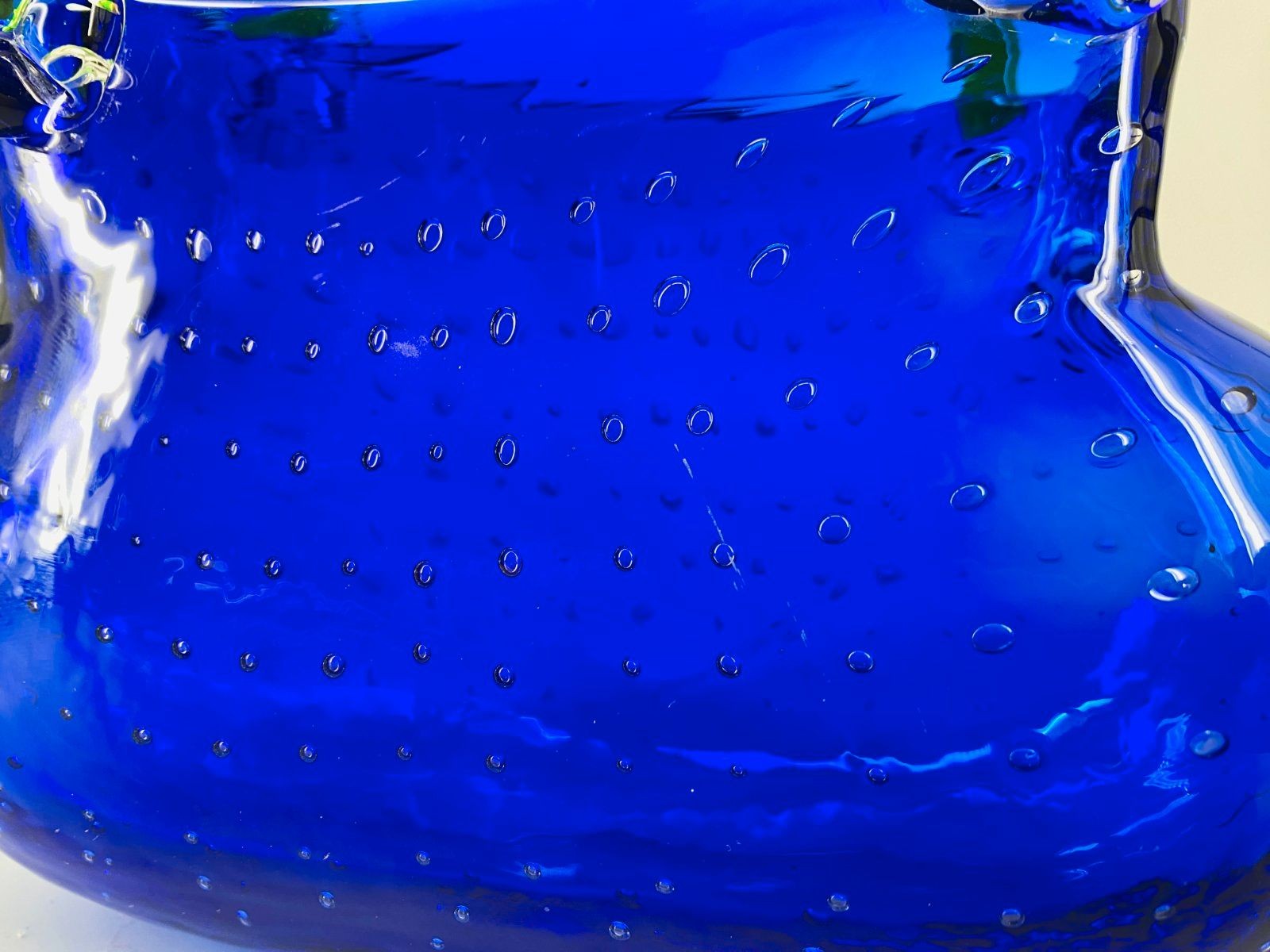 * MURANO GLASBEHÄLTER ERDBEERE HANDTASCHE DEKO KUNSTGLAS GLASVASE