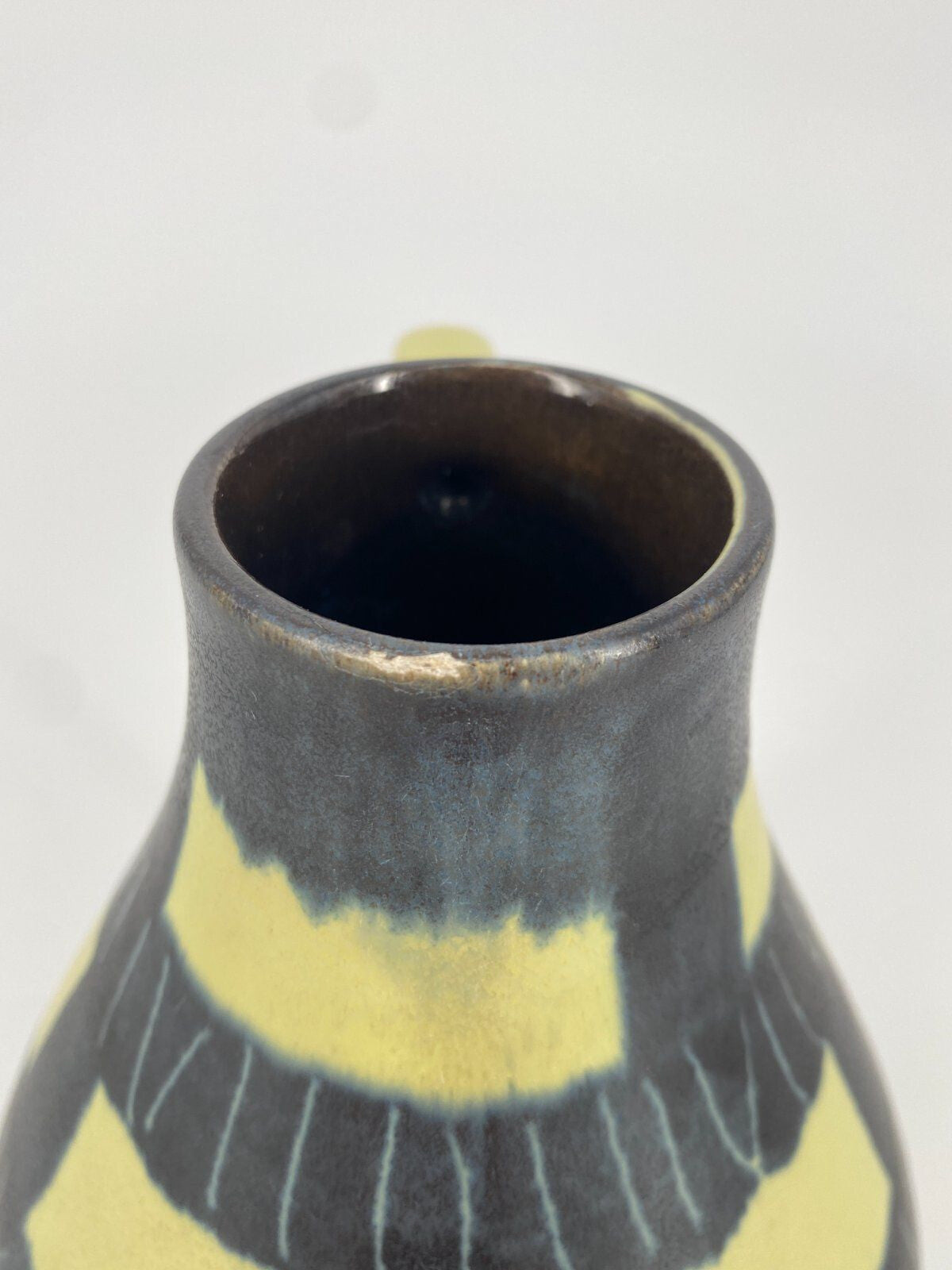 * VASE KERAMIK VEB GEORGENTHAL STUDIOKERAMIK MID CENTURY VINTAGE