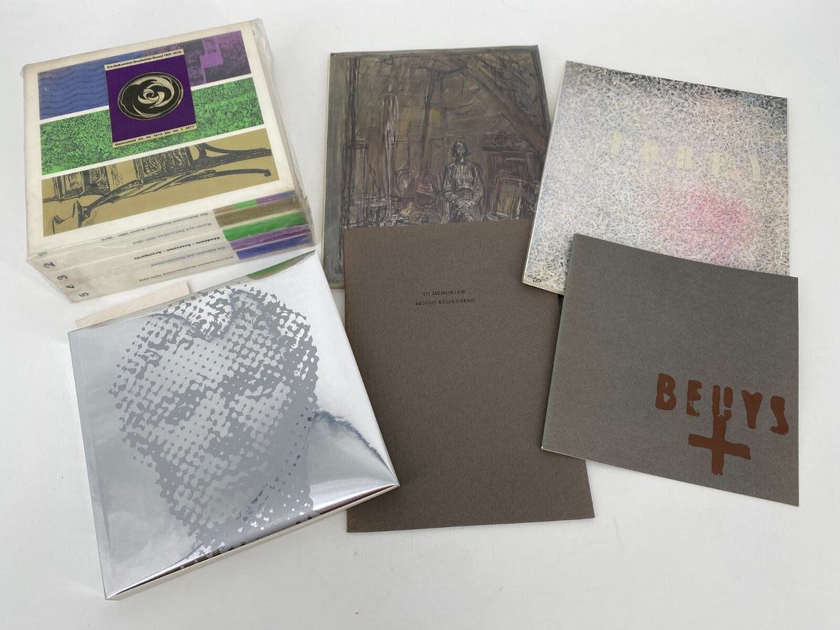 *6x KUNSTBUCH MARK TOBEY GIACOMETTI BEUYS MENSCHENBILDER DEUTSCHER KUNST KATALOG