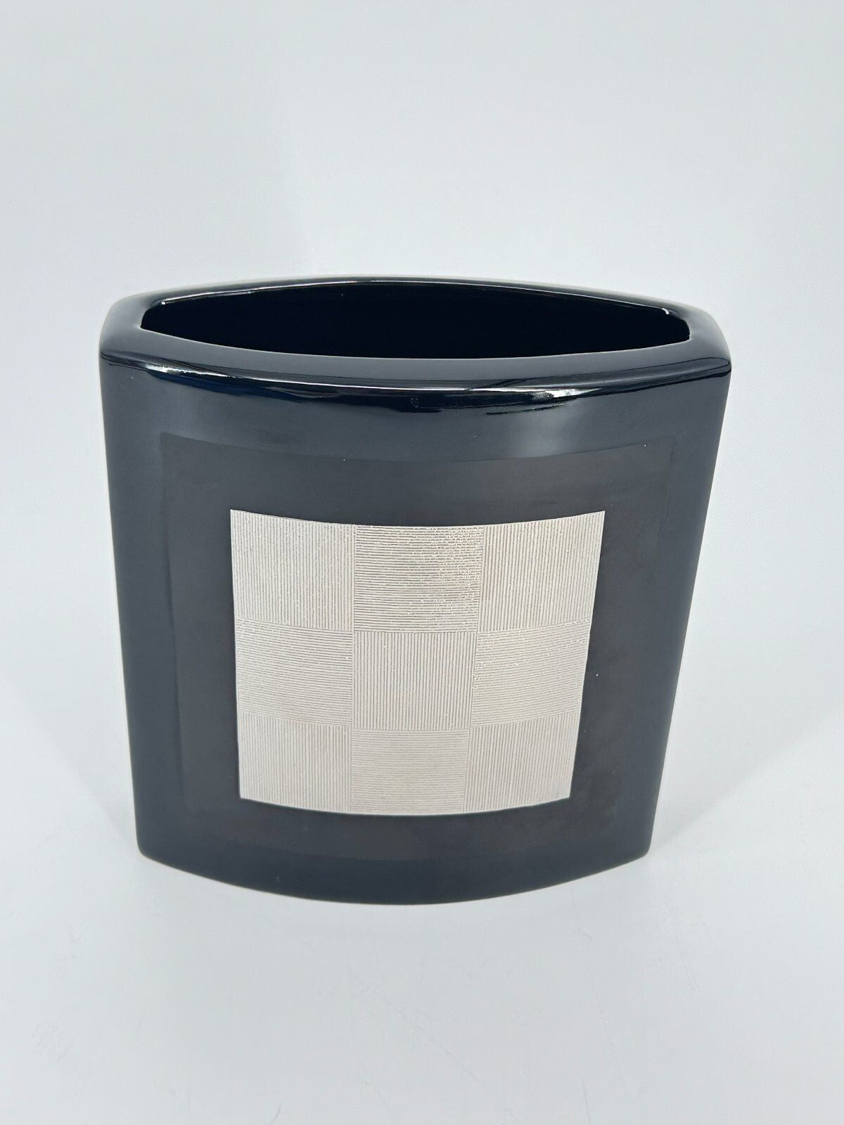 * ROSENTHAL VASE H. DRESLER HANDBEMALT STUDIO LINIE SCHWARZ VINTAGE 80ER