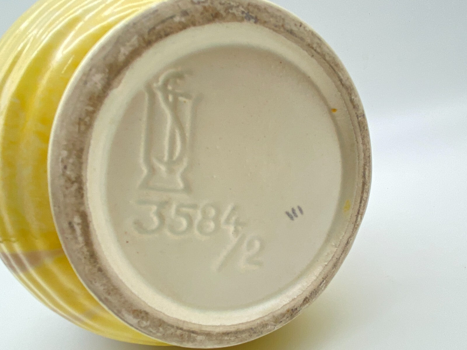 STEULER KERAMIK VASE LAUFGLASUR HENKEL AMPHORE FAT LAVA 30er ART DECO