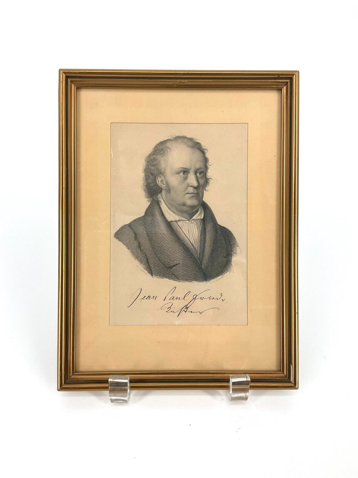 *5x RADIERUNG JEAN PAUL FRIEDRICH RICHTER GERAHMT ANTIK 19.JH