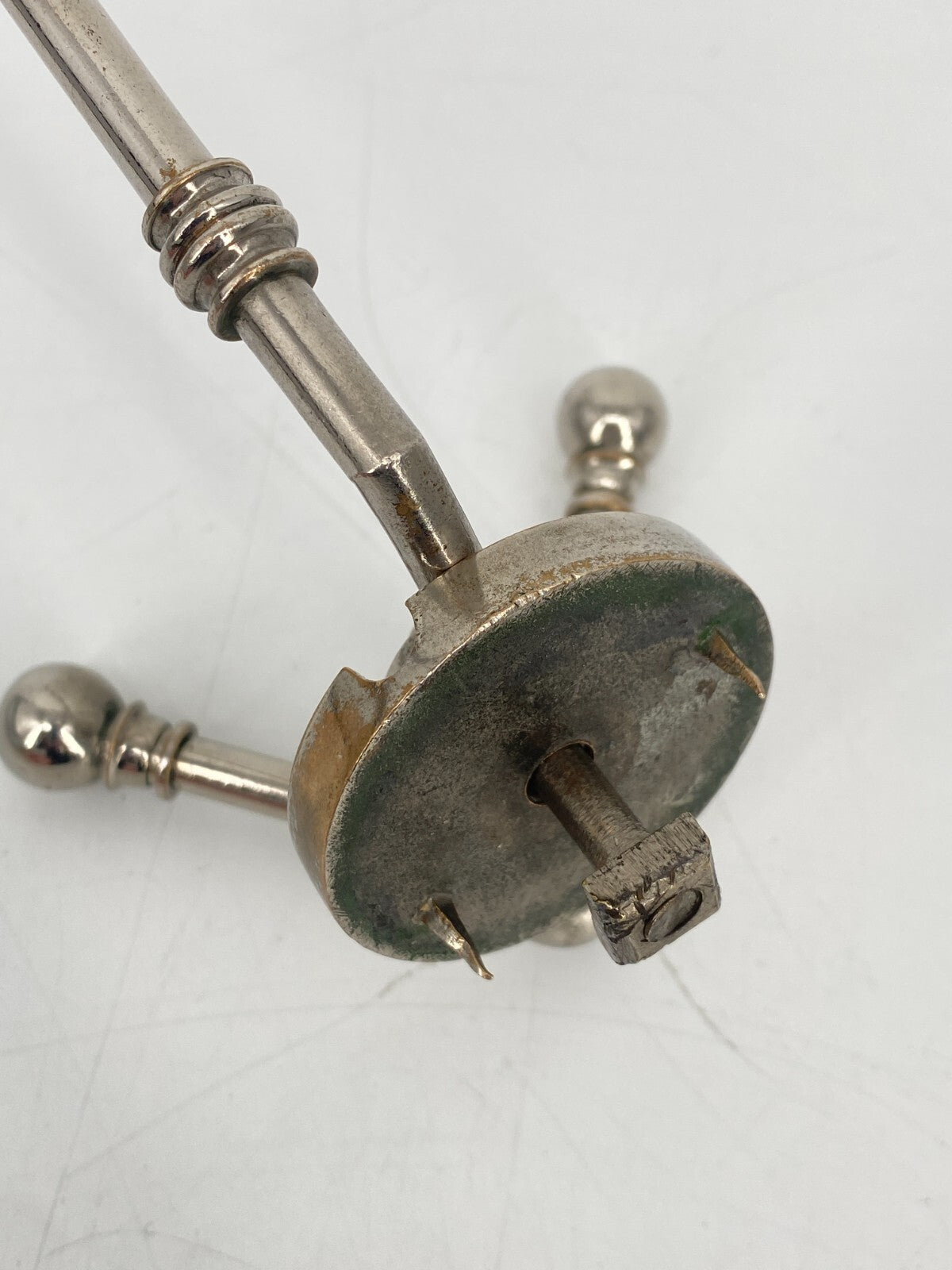 * 2 x KLEIDERHAKEN GARDEROBENHAKEN WANDHAKEN HAKEN SILBER ART DECO