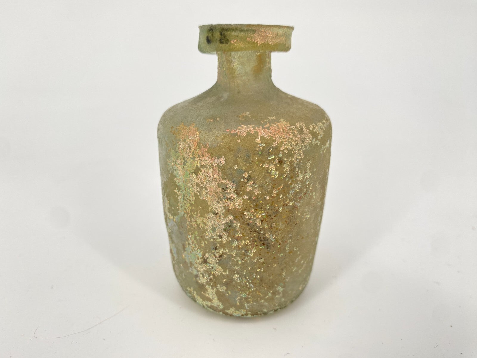 * RÖMISCHE GLASFLASCHE VASE ANTIKE HISTORISCH ROM GLAS ÖL PARFUM