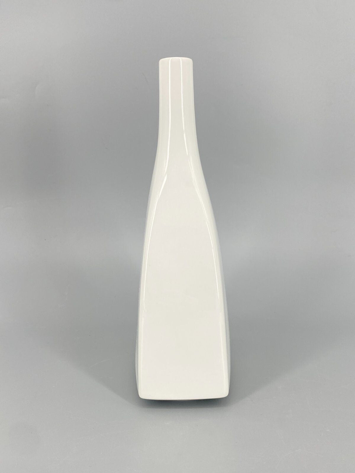 * KPM TRUDE PETRI PORZELLAN VASE BARFLASCHE WEIß 25,5CM 2. WAHL