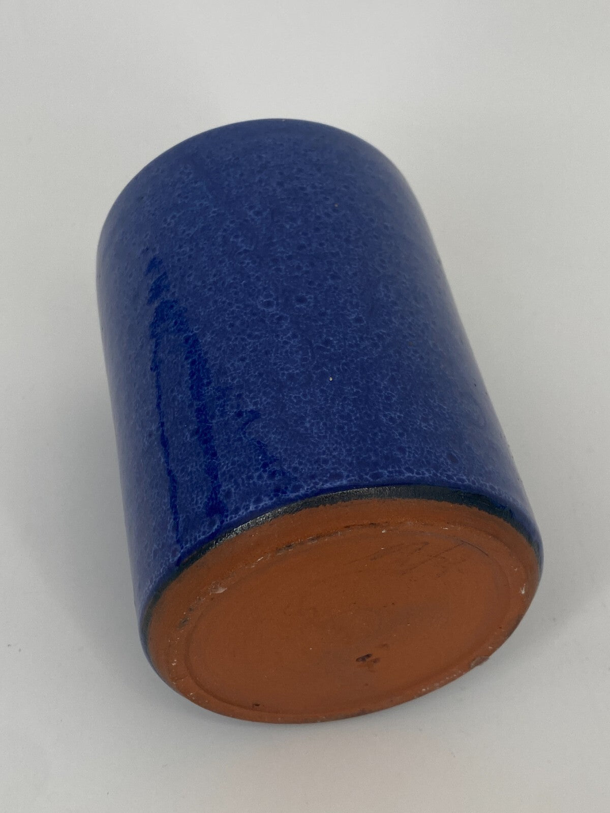 * KLEINE VASE STUDIOKERAMIK TR TÖPFERHOF RÖMHILD BLAU 12,5CM MID CENTURY