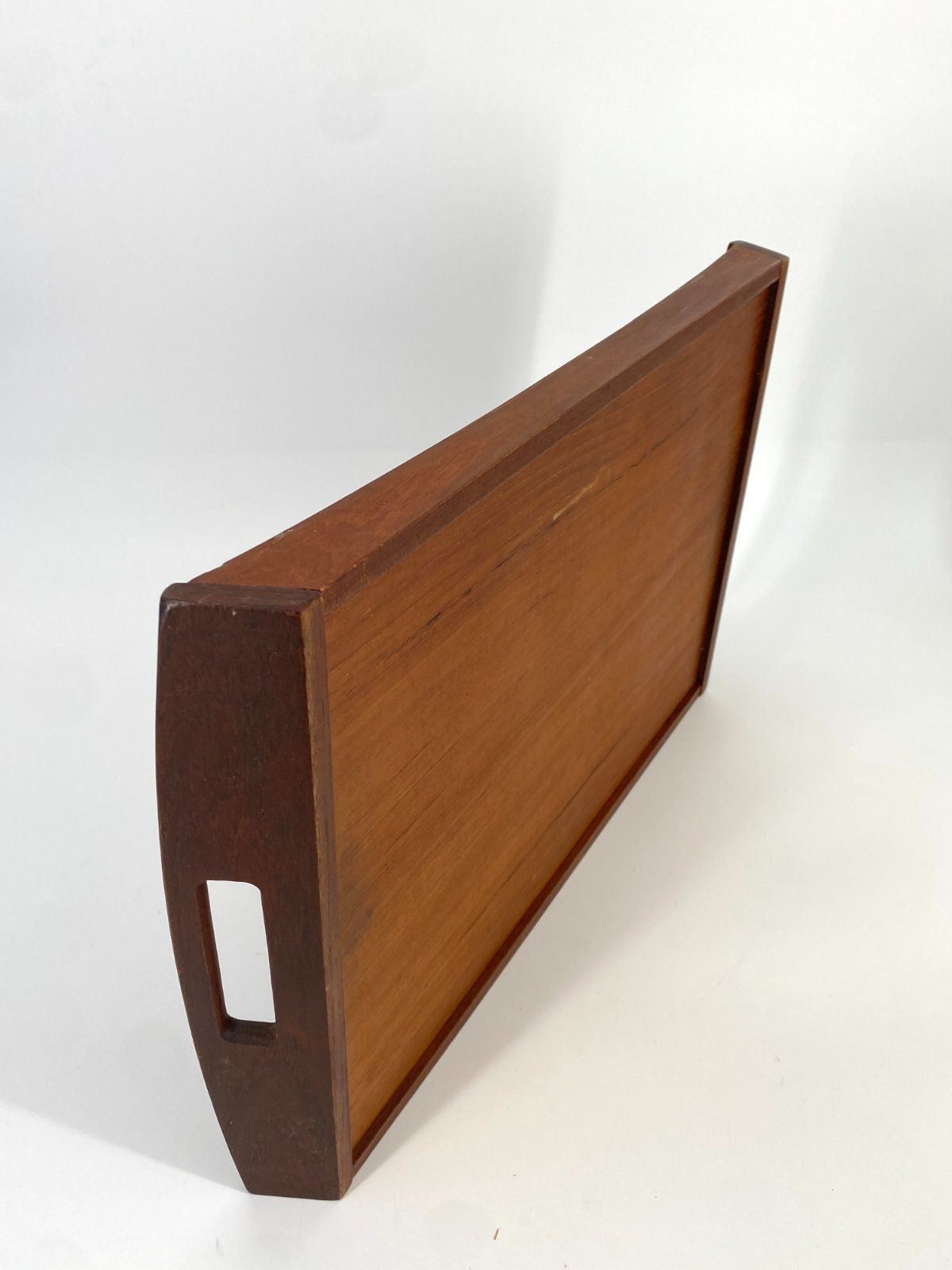 * MID CENTURY DESIGN TEAK TABLETT TRAGETABLETT SERVIER