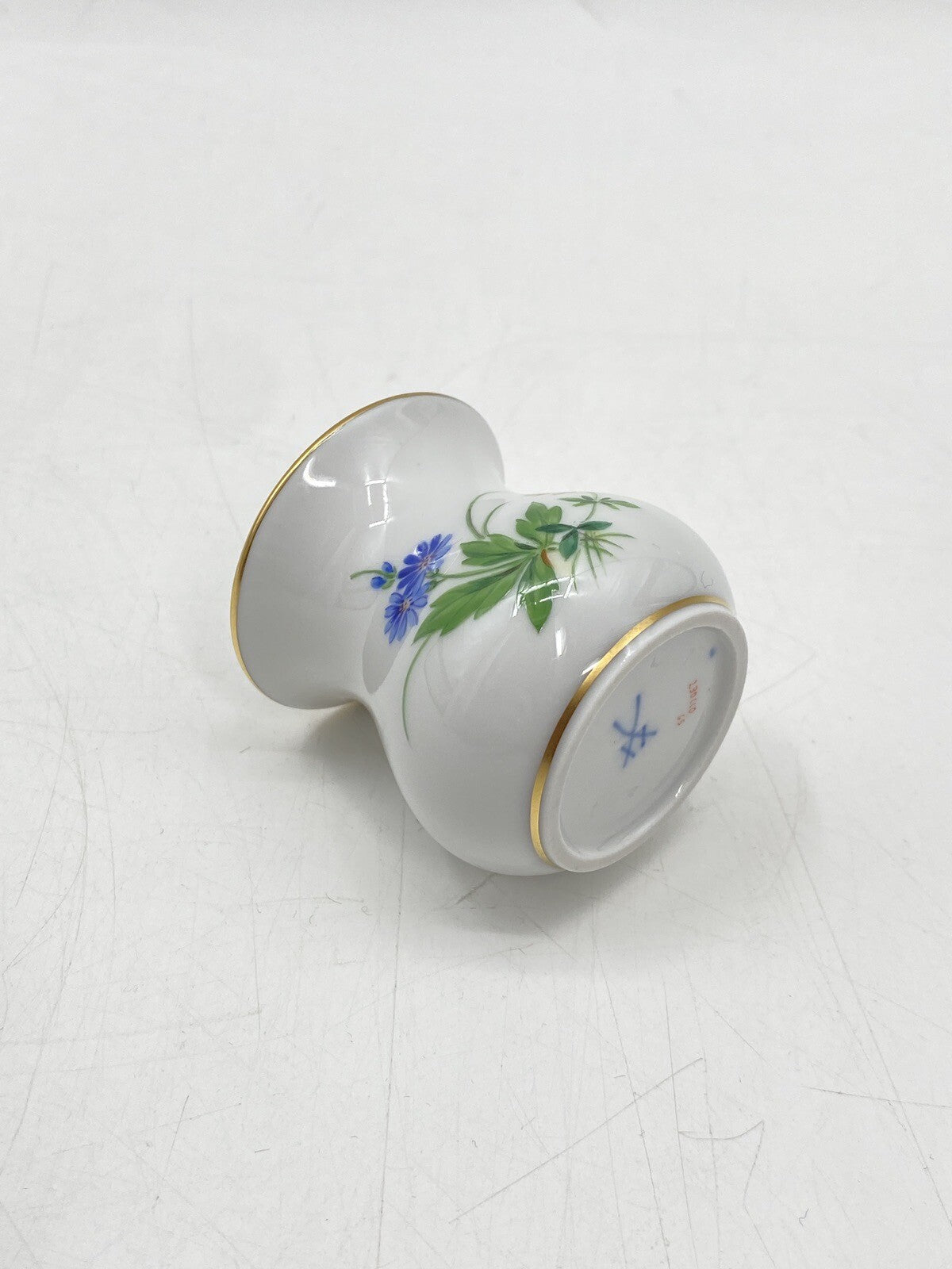 * 3 TEILE MEISSEN KONVOLUT KORB VASE STREUBLUME PORZELLAN WEIß 2. WAHL 4. WAHL