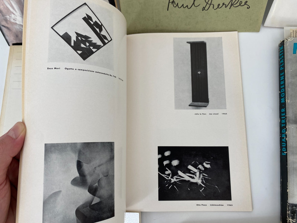 * KONVOLUT 13 BÜCHER MODERNE PLASTIK LICHT KINETISCHE KUNST KEMENY WOTRUBA