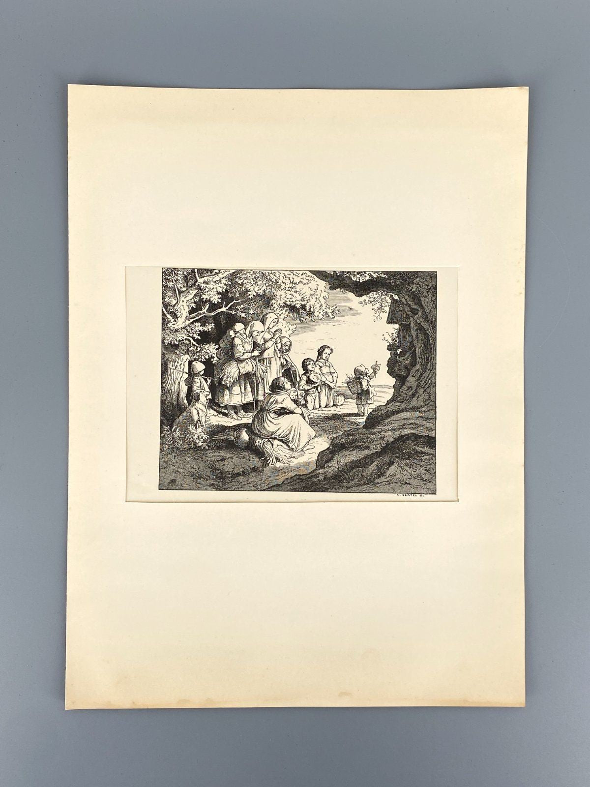 *MAPPE LUDWIG RICHTER 100 ZEICHNUNGEN MÜNCHEN 1917 SCHMIDT 61/150