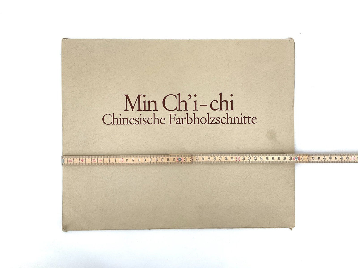 *9x KUNSTDRUCK MAPPE MIN CH’I-CHI CHINESISCH WESTZIMMER FAKSIMILE